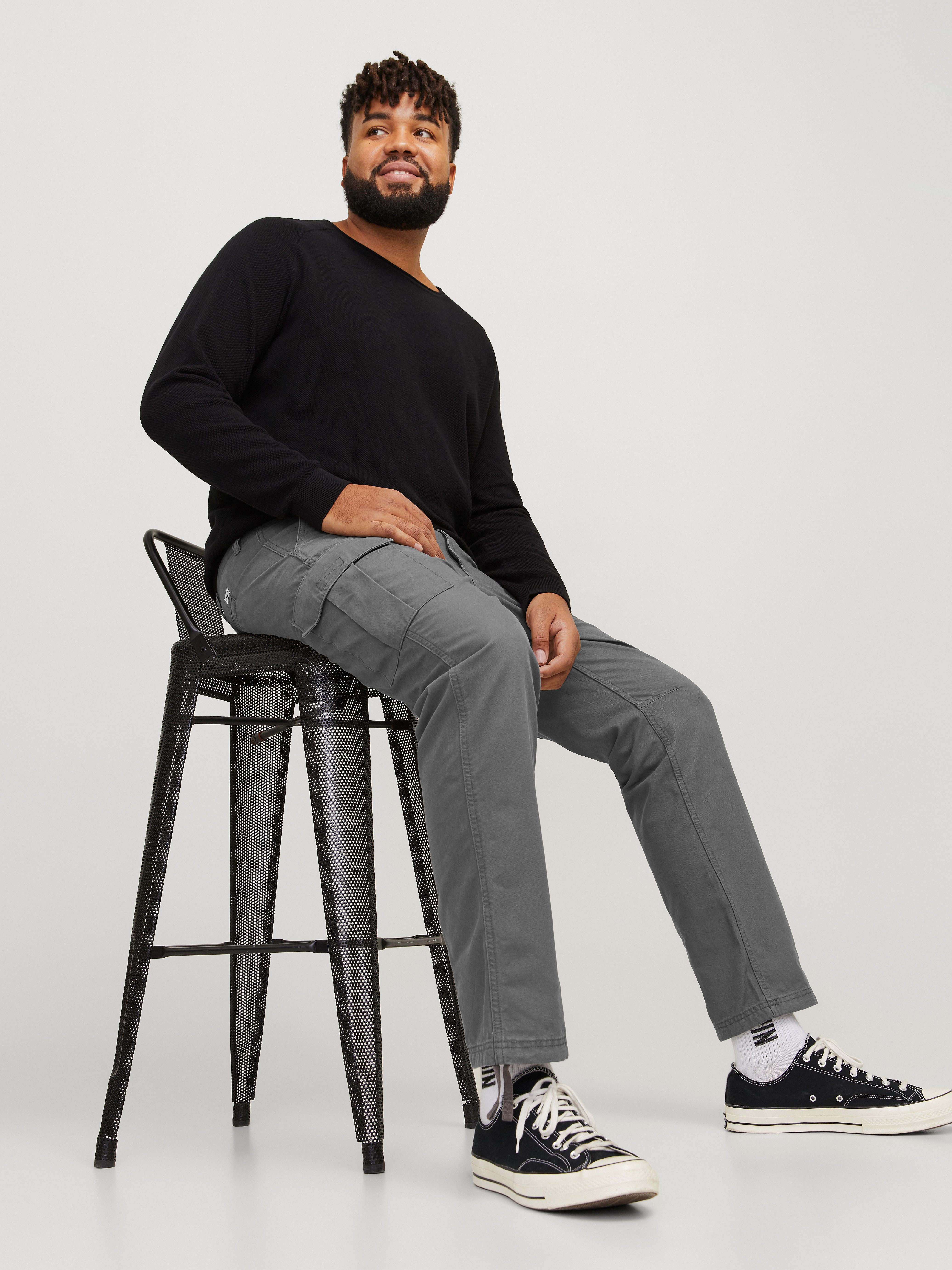 Jack & Jones PlusSize Cargobroek JPSTKANE JJBARKLEY CARGO PANT NOOS PLS