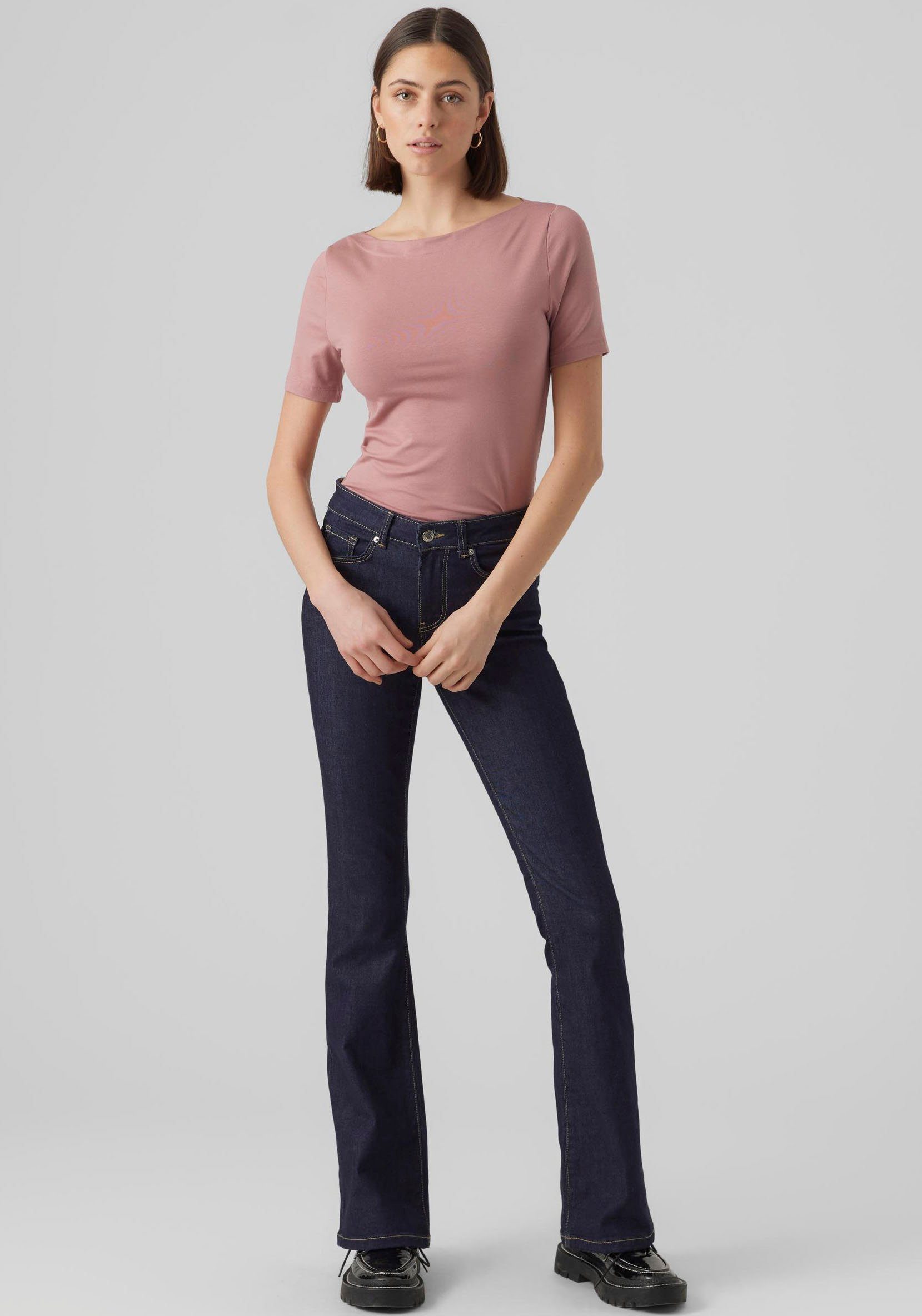 Vero Moda Shirt met korte mouwen VMPANDA MODAL S/S TOP NOOS
