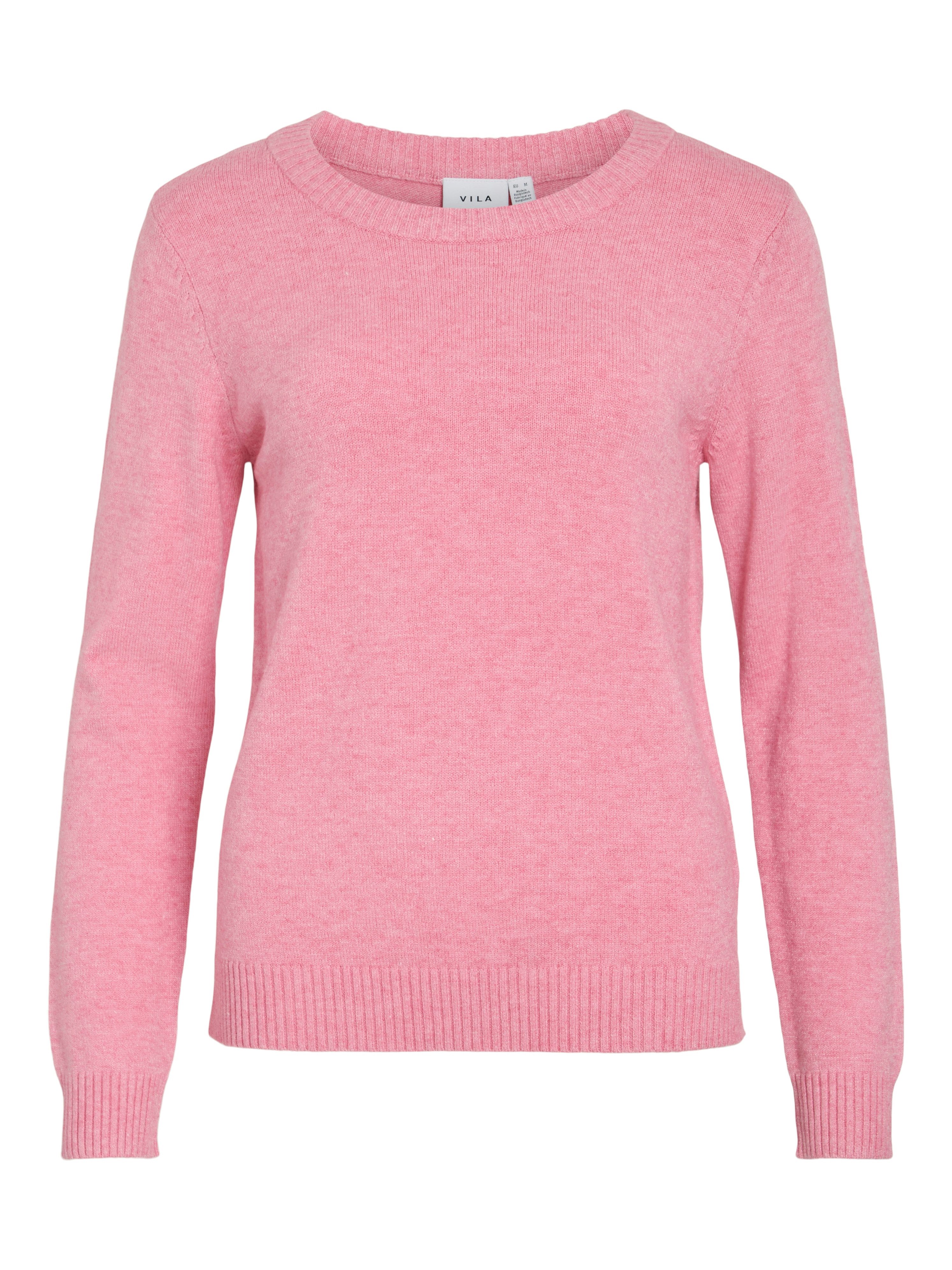 Vila Trui met ronde hals VIRIL O-NECK L/S KNIT TOP - NOOS
