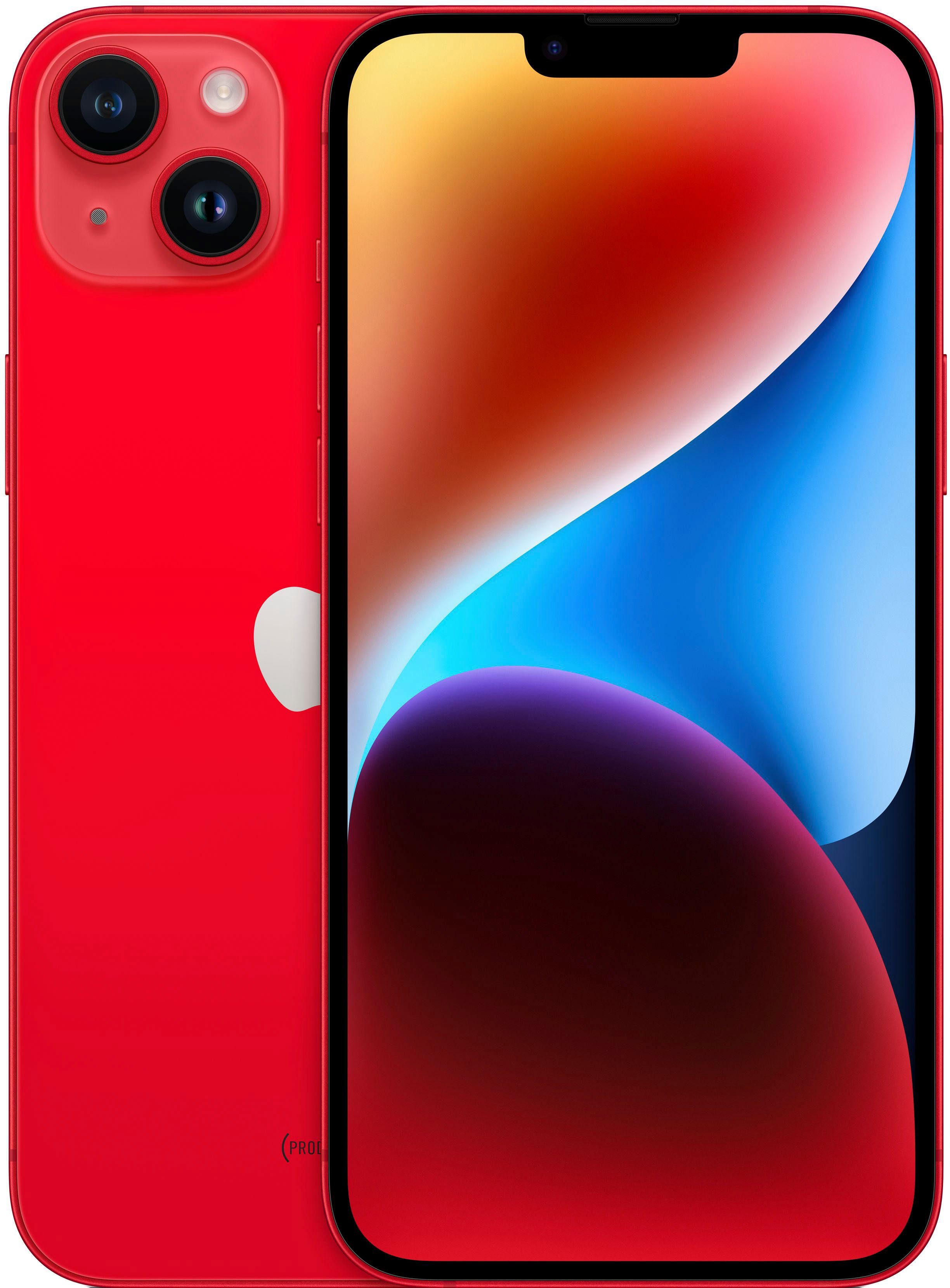 apple smartphone iphone 14 plus 128gb, 128 gb rood