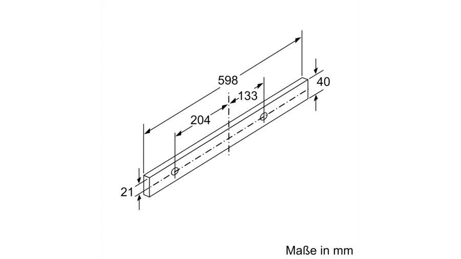 Constructa Vlakscherm-afzuigkap CD30677 (1 stuk)