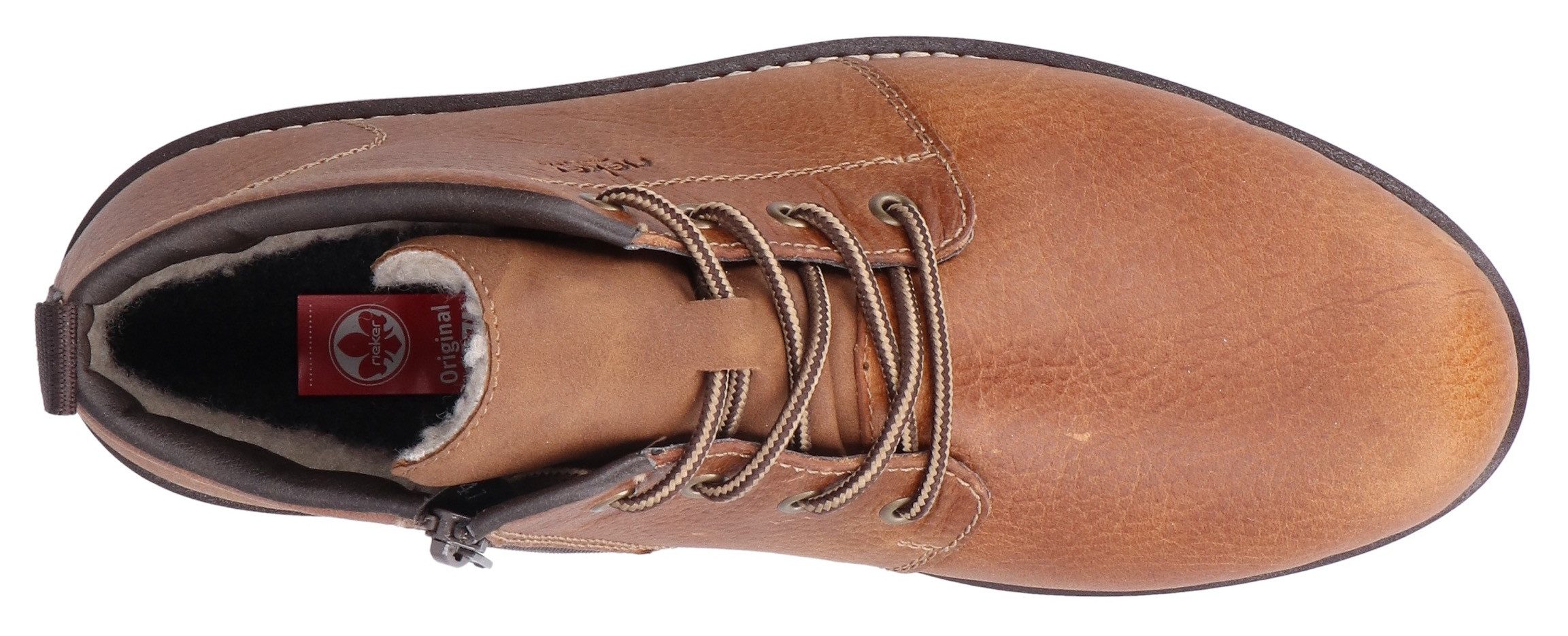Rieker Winterlaarzen , veterschoenen, casual enkellaars met binnenrits, warme voering