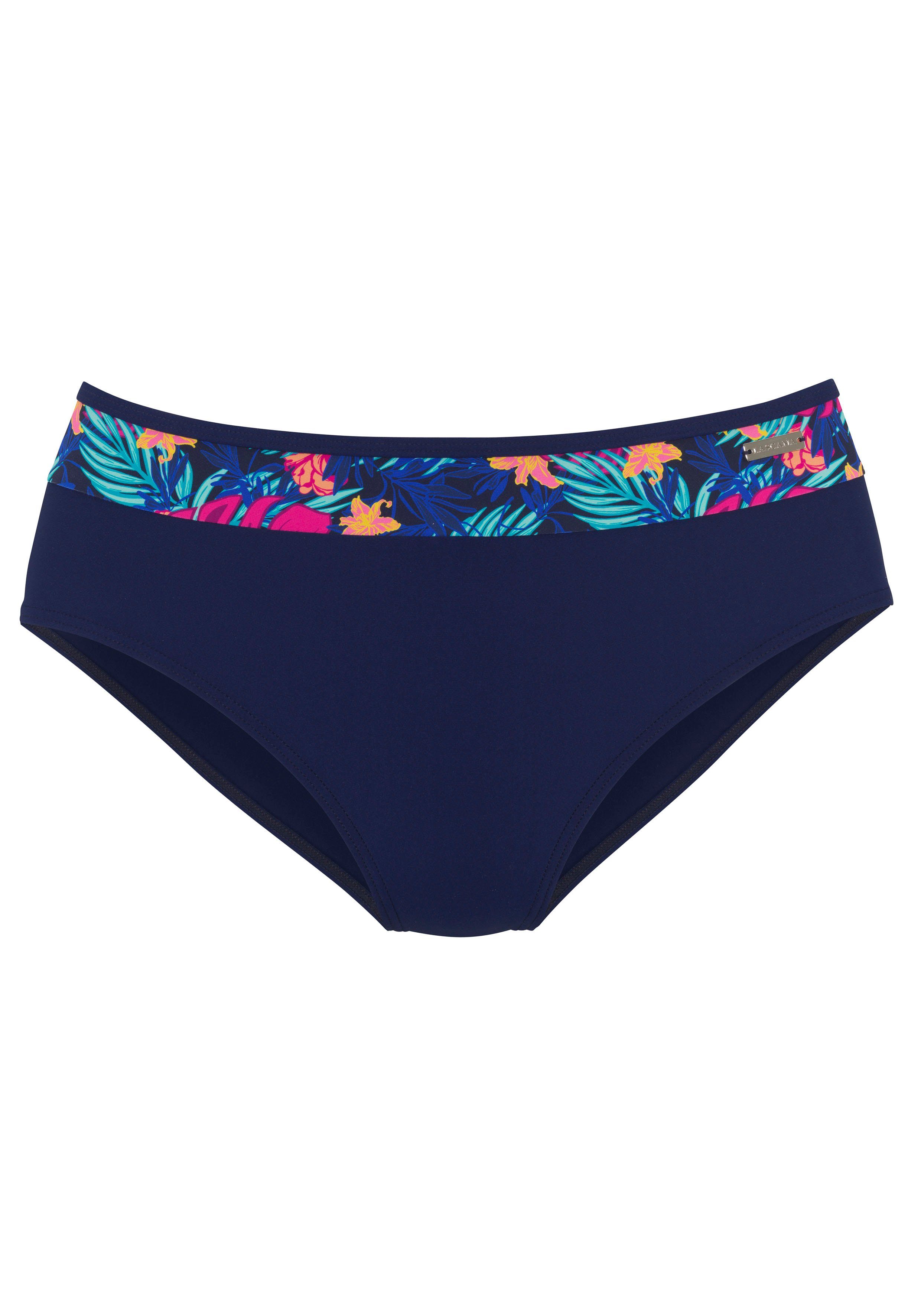 Lascana Bikinibroekje met bedrukte band aan de taille