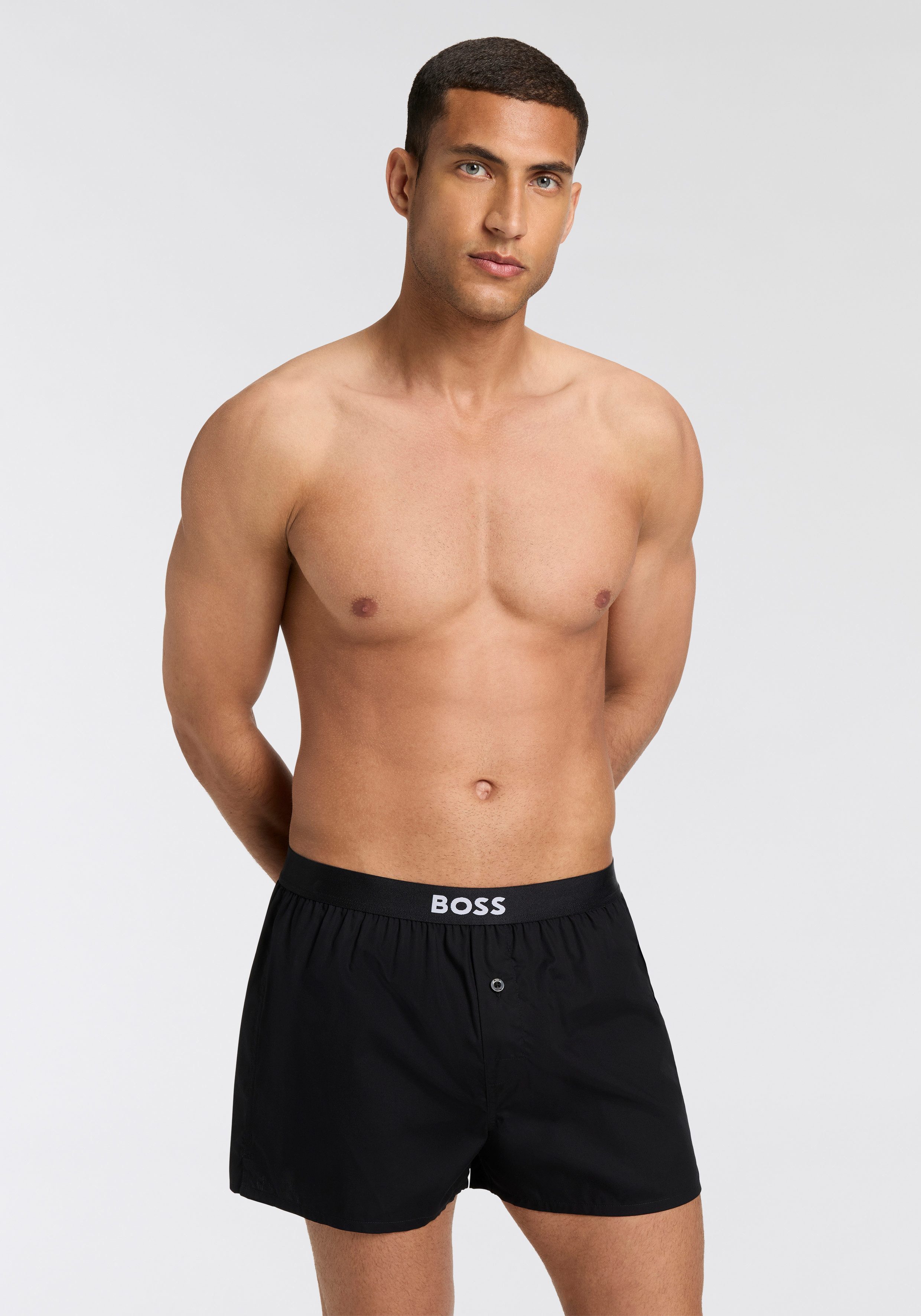 BOSS Pyjamashort 2P Boxer Shorts EW (set, 2-delig, 2 stuks)
