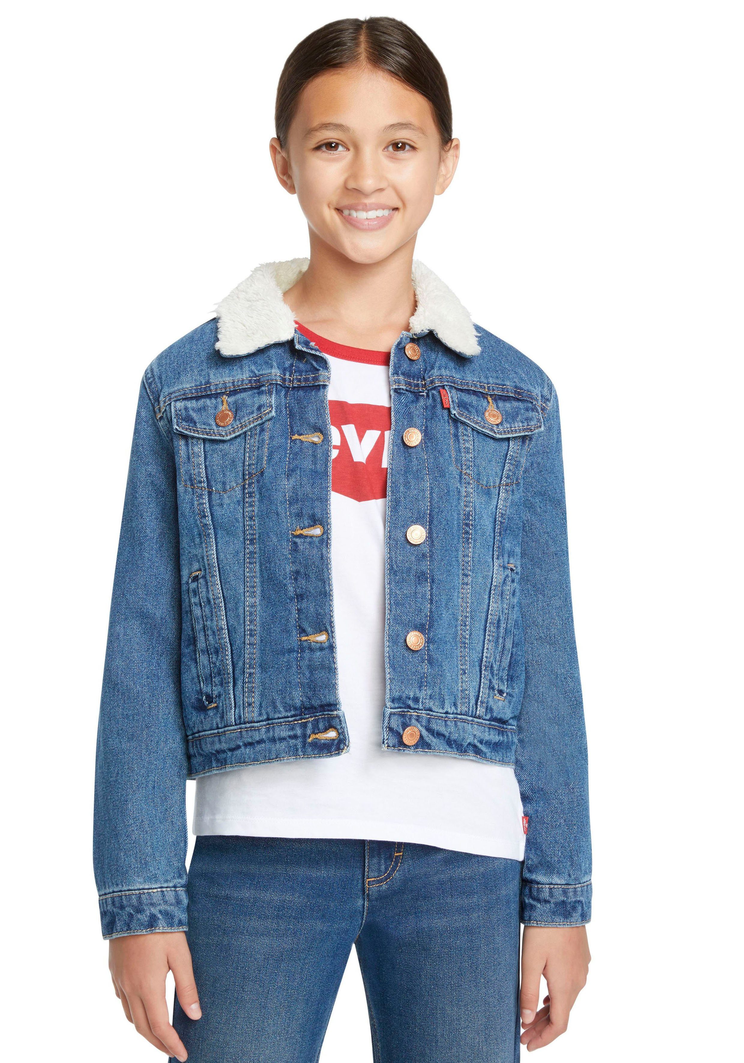 Levi's Kidswear Jeansjack LVG SHERPA TRUCKER JACKET