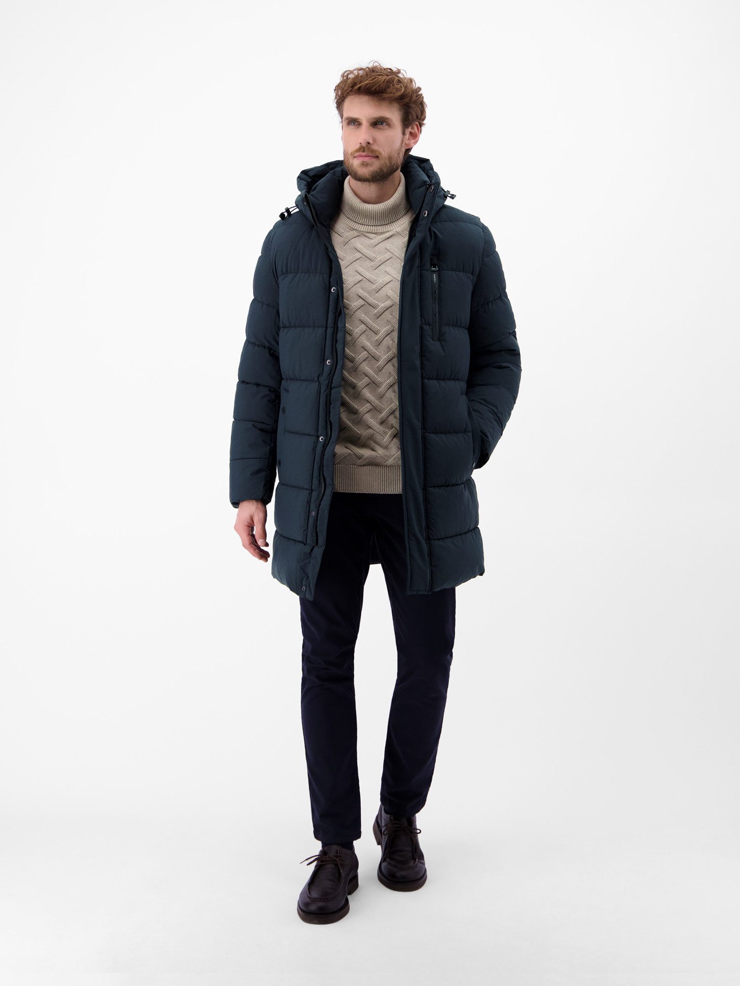 Lerros Winterjas LERROS Warme winterjas voor heren