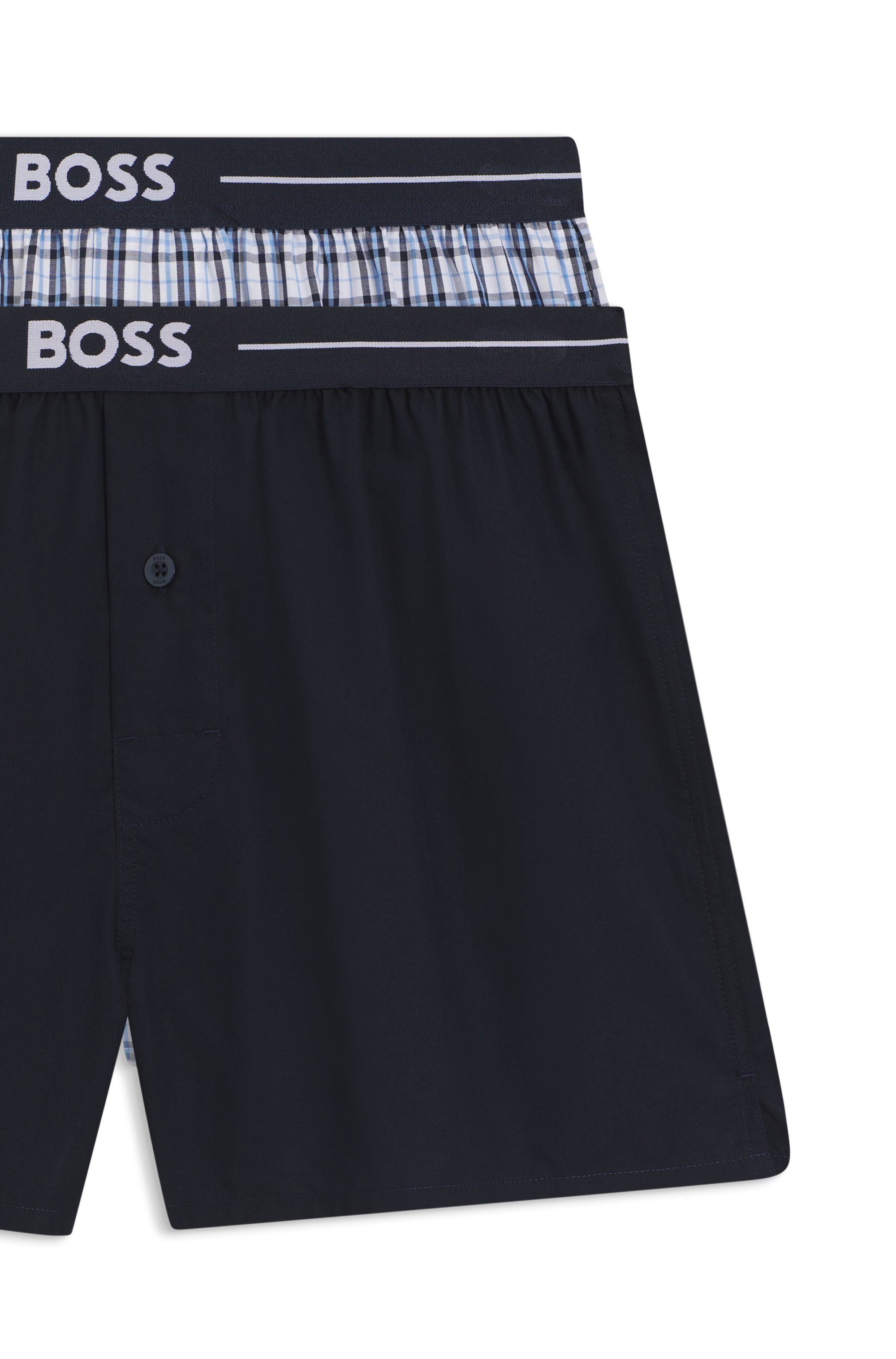 BOSS Geweven boxershort NOS Boxer EW 2P (Set van 2)