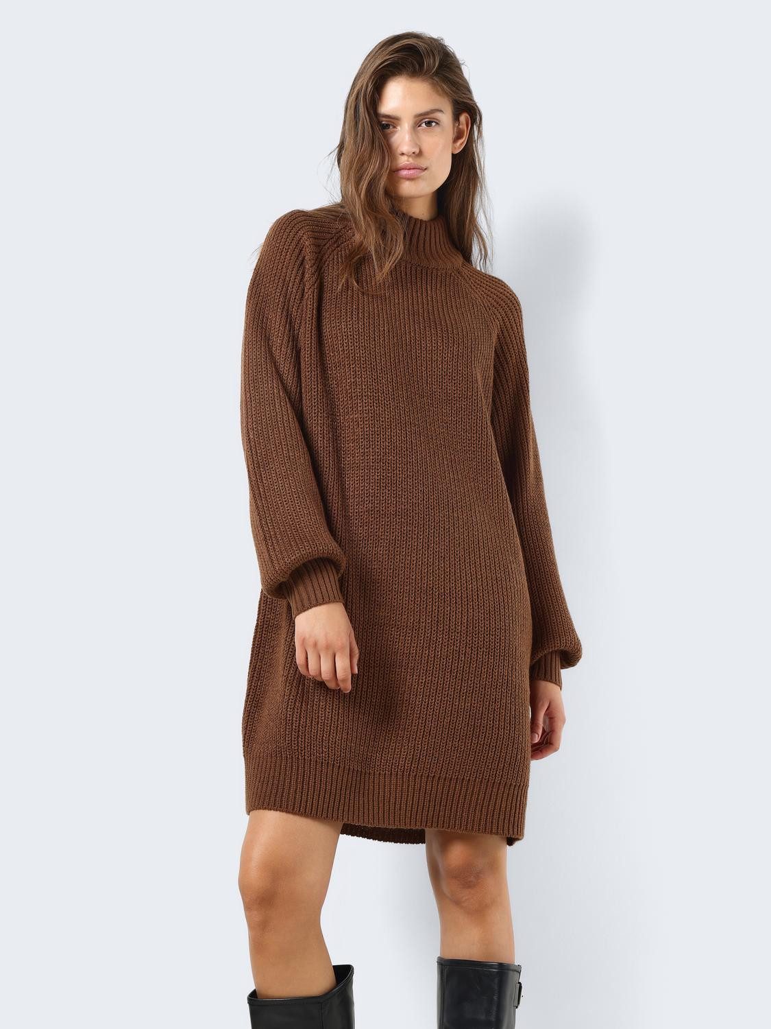 Noisy may Gebreide jurk NMTIMMY L/S KNIT DRESS NOOS