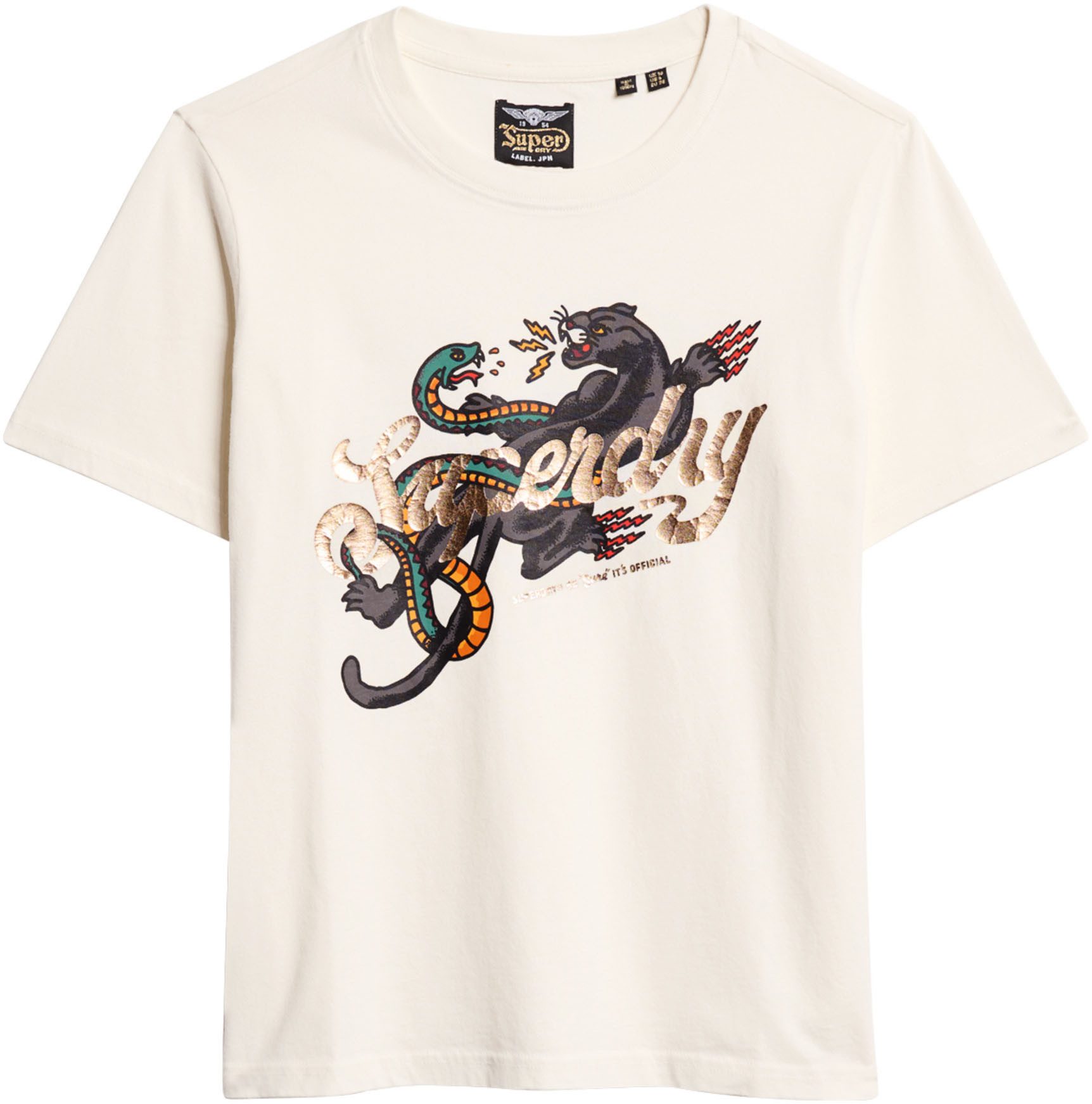 Superdry Shirt met print Tattoo Script Relaxed Tshirt