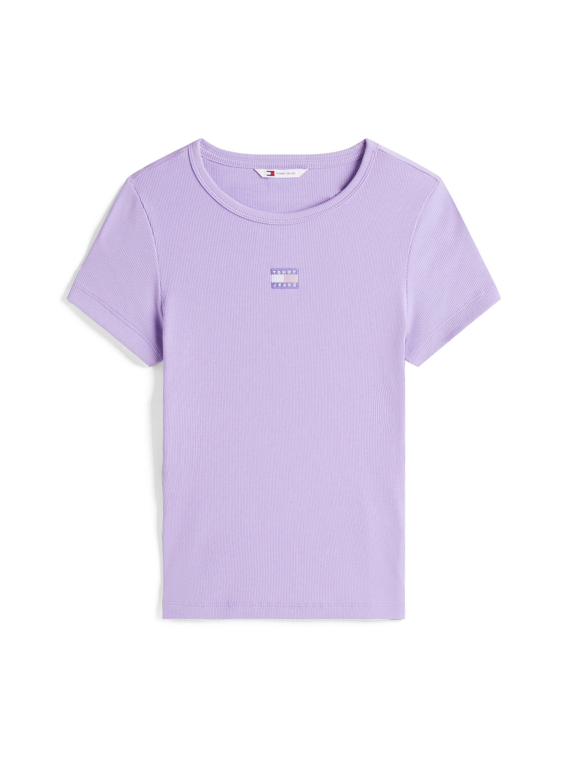 TOMMY JEANS T-shirt TJW SLIM BADGE RIB TEE