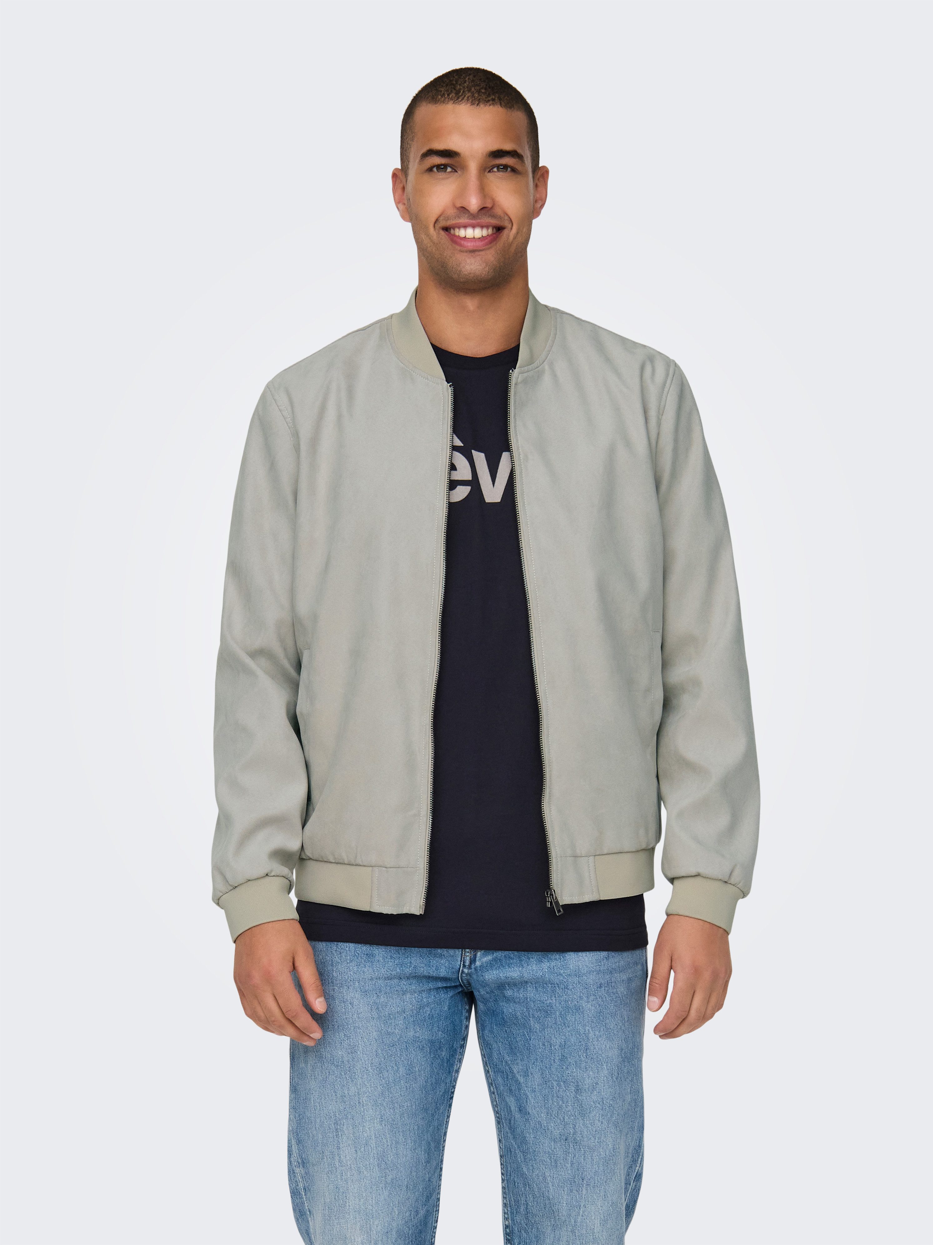 ONLY & SONS Bomberjack ONSLUCAS FAKE SUEDE BOMBER OTW