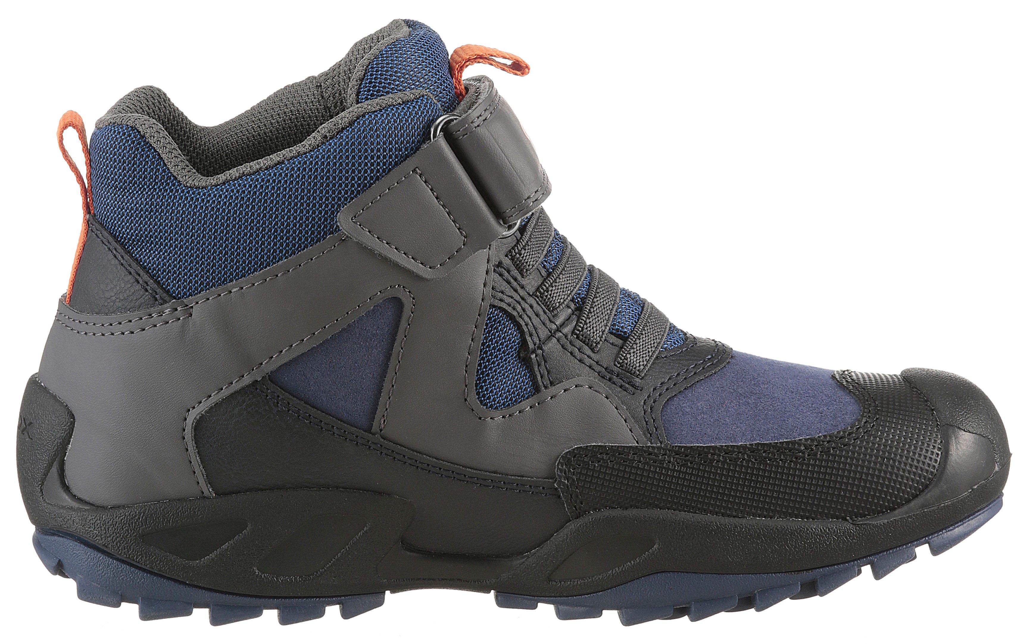 Geox Winterlaarzen J NEW SAVAGE BOY B ABX Trekkinglaarzen, winterlaarzen, kinderschoen met warme voering