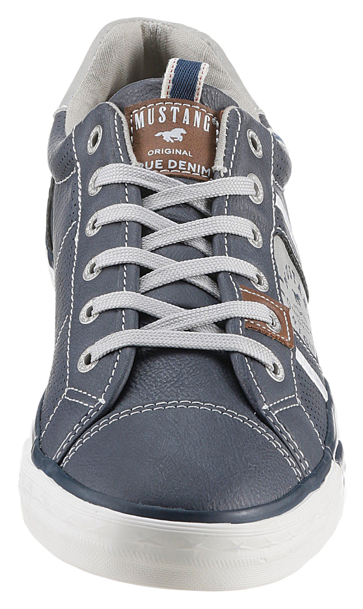 Mustang Shoes Sneakers met contrasterende details, vrijetijdsschoen, lage schoen, veterschoen