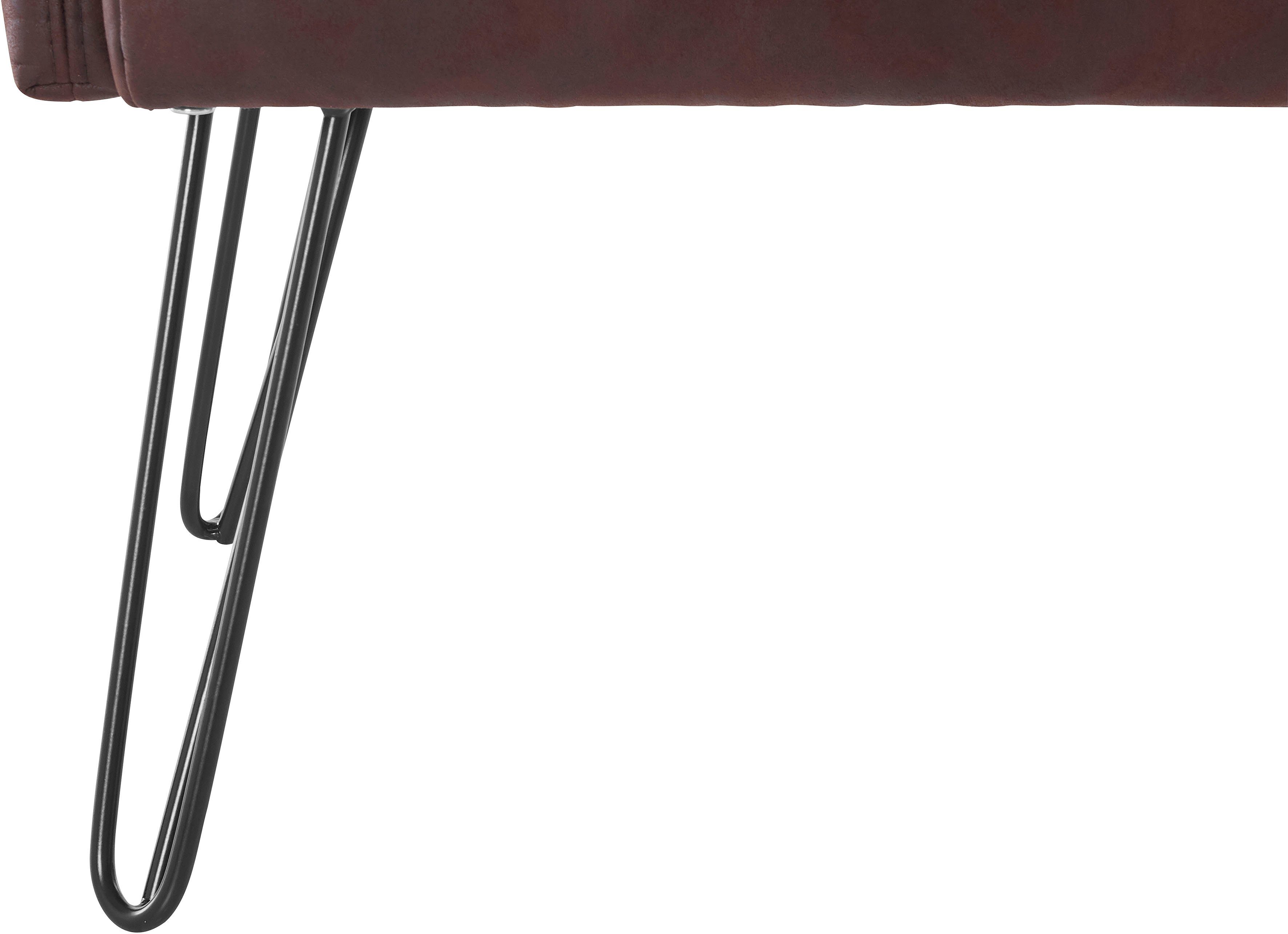 exxpo - sofa fashion Fauteuil Doppio, loungesessel met designonderstel, comfortabel en elegant