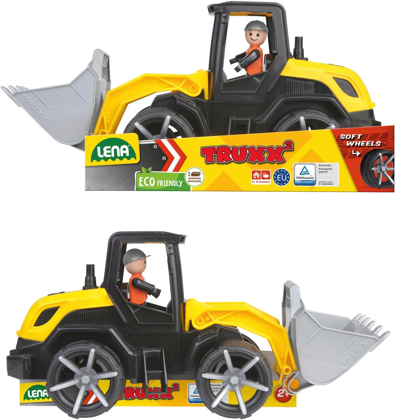 Lena® Speelgoed-shovel TRUXX² laadschop inclusief speelfiguur, made in europe