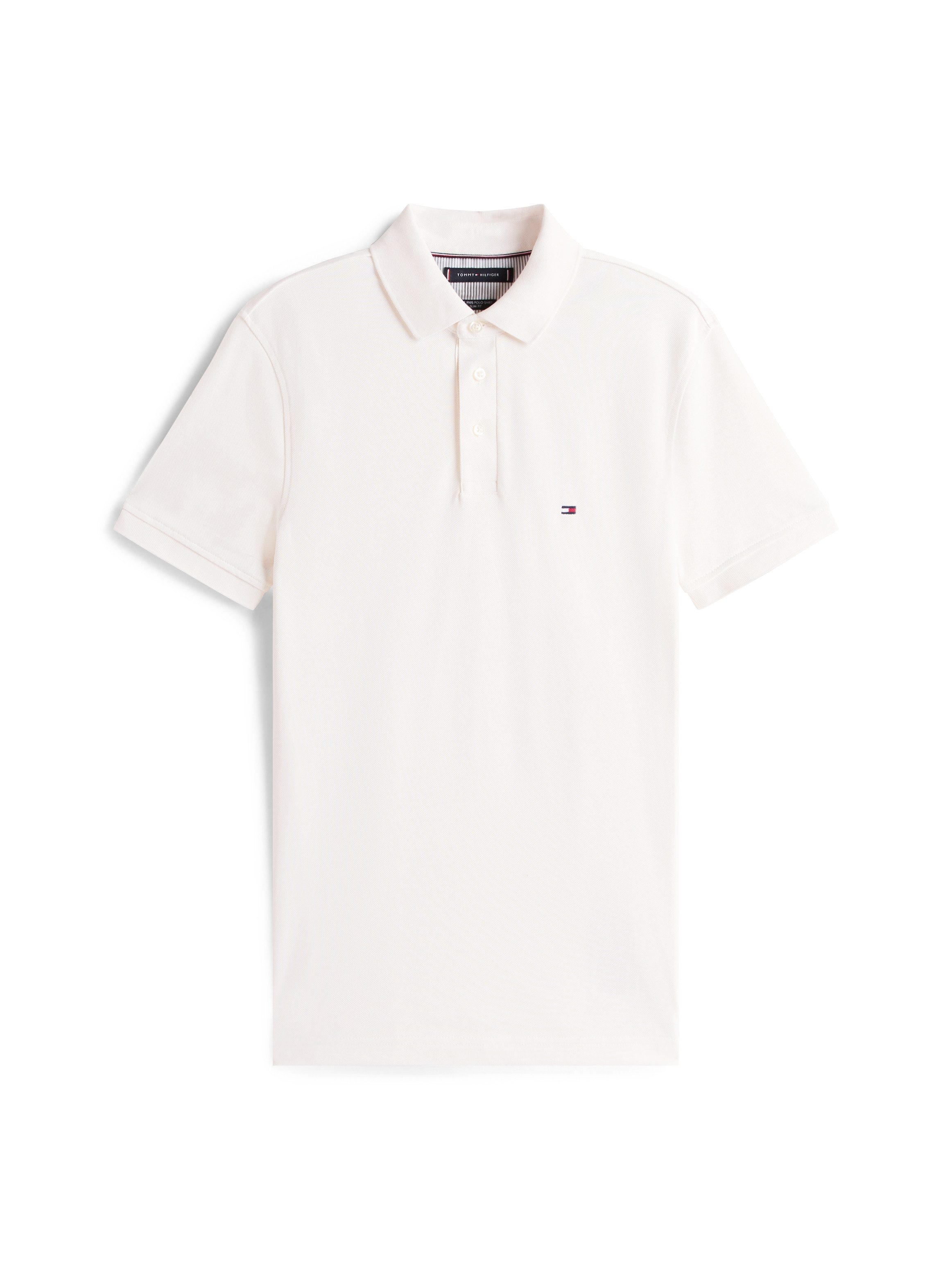 Tommy Hilfiger Poloshirt 1985 SLIM POLO met piquéstructuur en borduursel