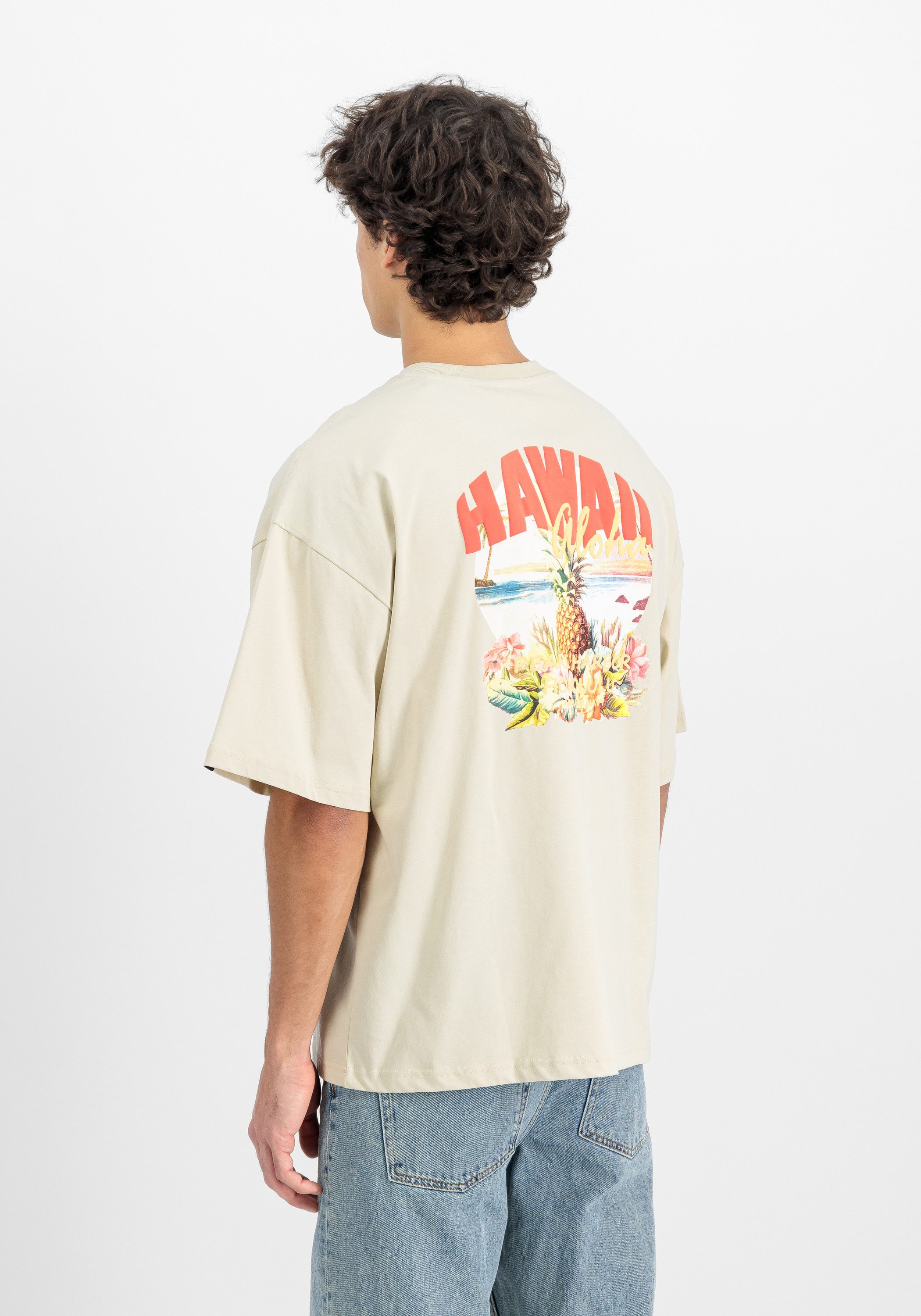 Alpha Industries T-shirt Hawaii Aloha Backprint T-Shirt