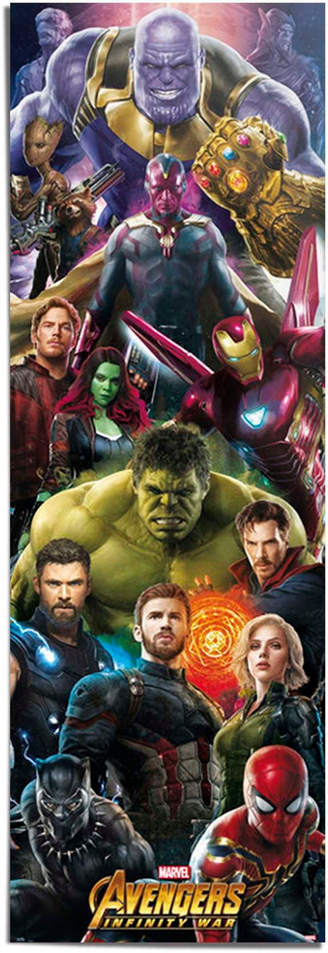 gevonden snel Marvel - | Poster Reinders! infinity Avengers war OTTO
