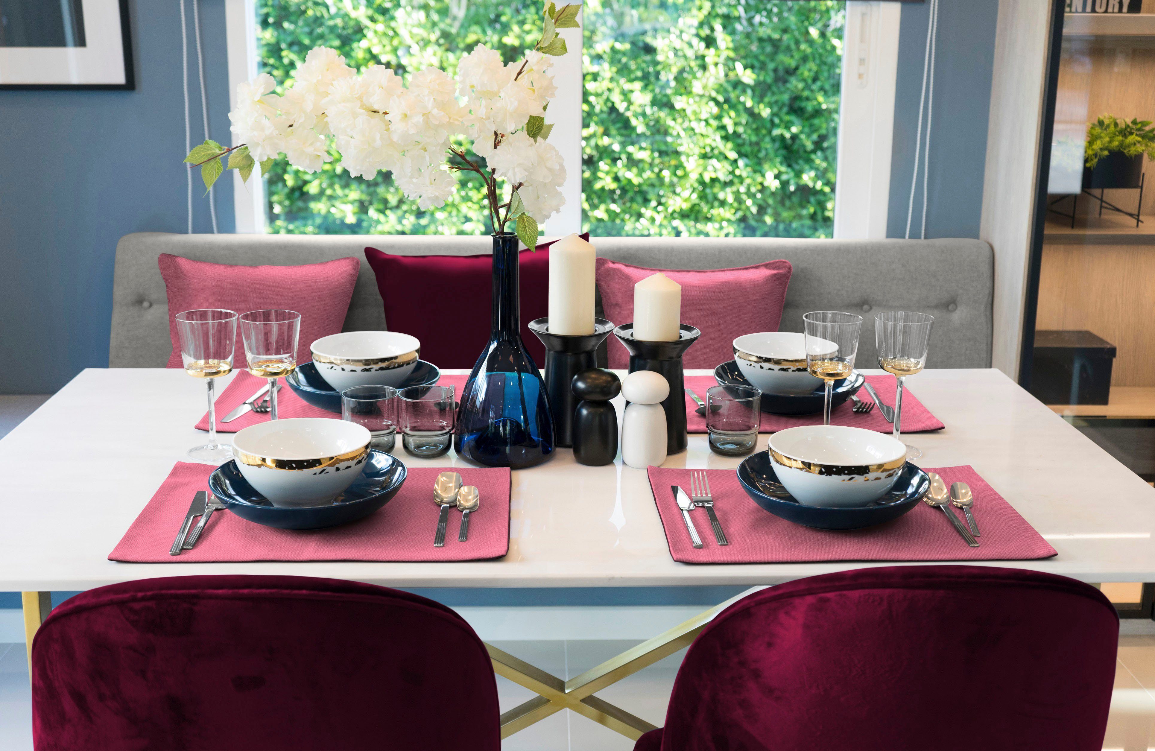 Adam Set placemats Uni Collection (2 stuks)