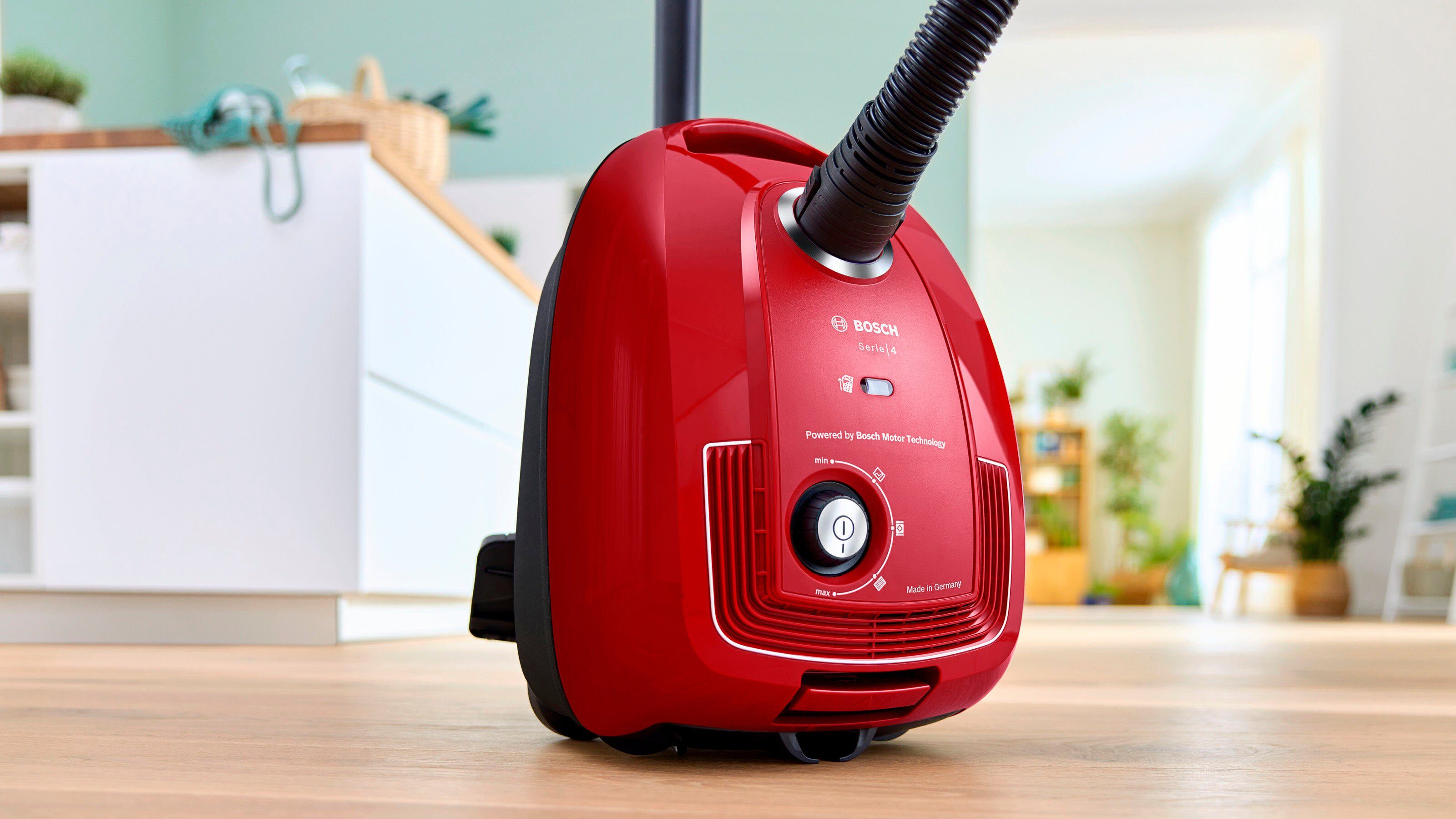 BOSCH Stofzuiger BGD38RD1H van 30% gerecyclede kunststof