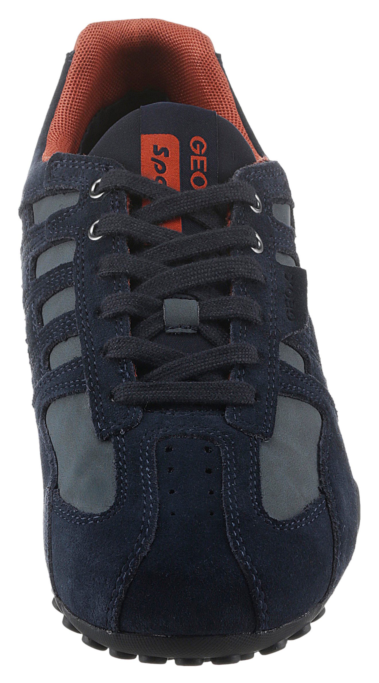 Geox Sneakers UOMO SNAKE A Vrijetijdsschoen, lage schoen, veterschoen met uitneembare binnenzool