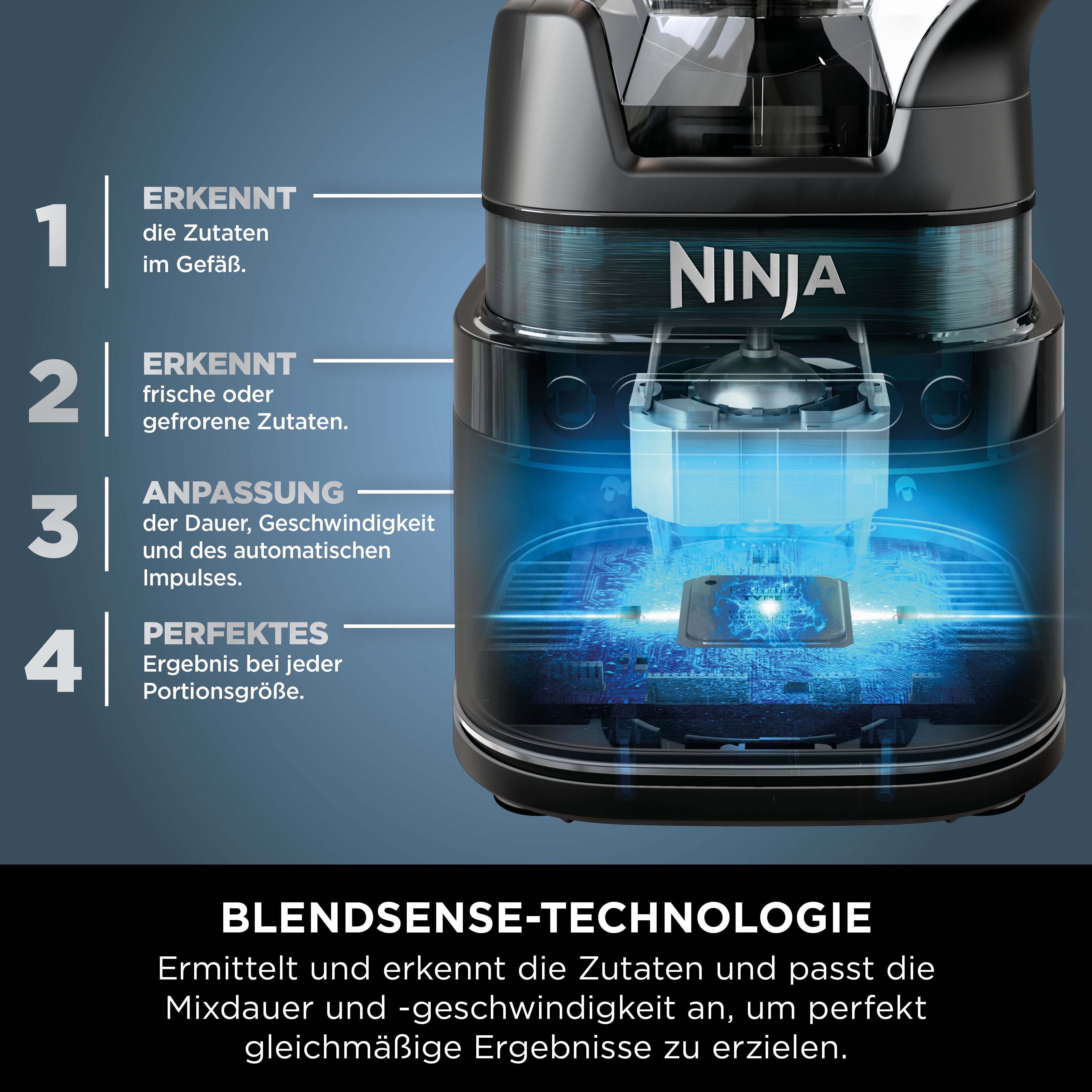NINJA Blender Detect Power Mixer & Processor Pro TB401EU