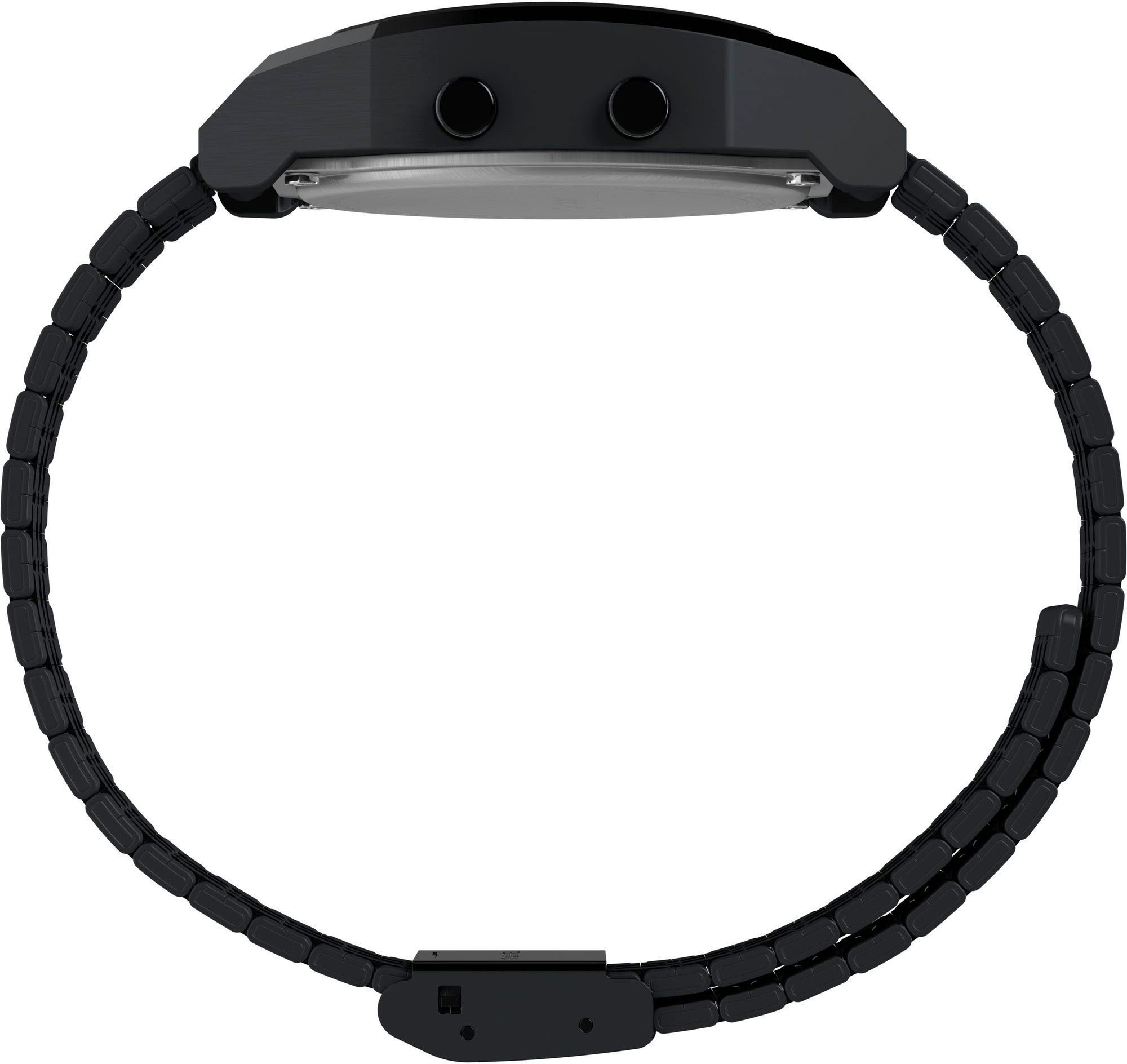 Timex Digitale klok TIMEX LAB TIMEX 80 Quartz horloge, polshorloge, herenhorloge, roestvrijstalen band
