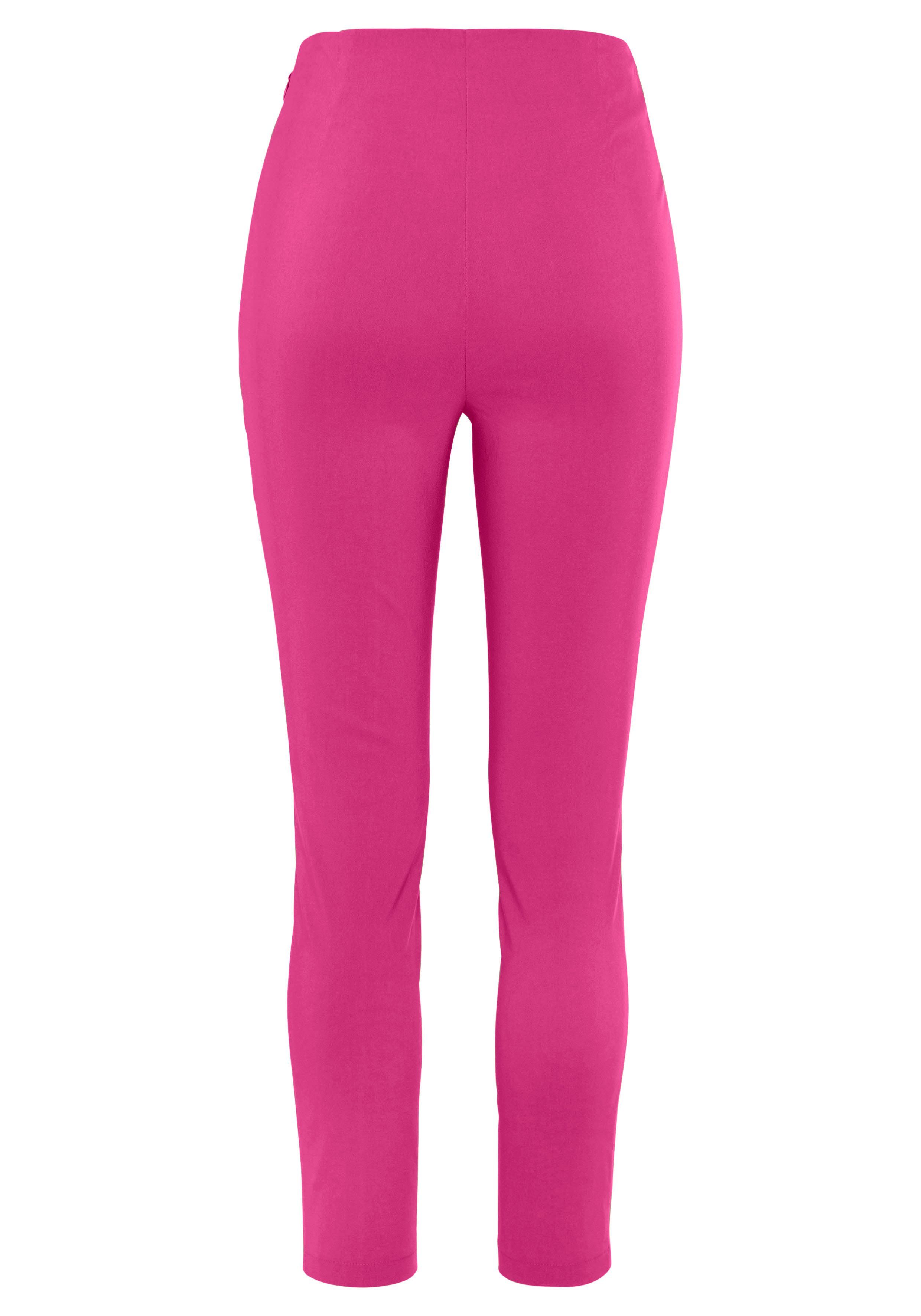 Lascana Stretchbroek met figuurvriendelijke tailleband, elegante stofbroek in smalle pasvorm