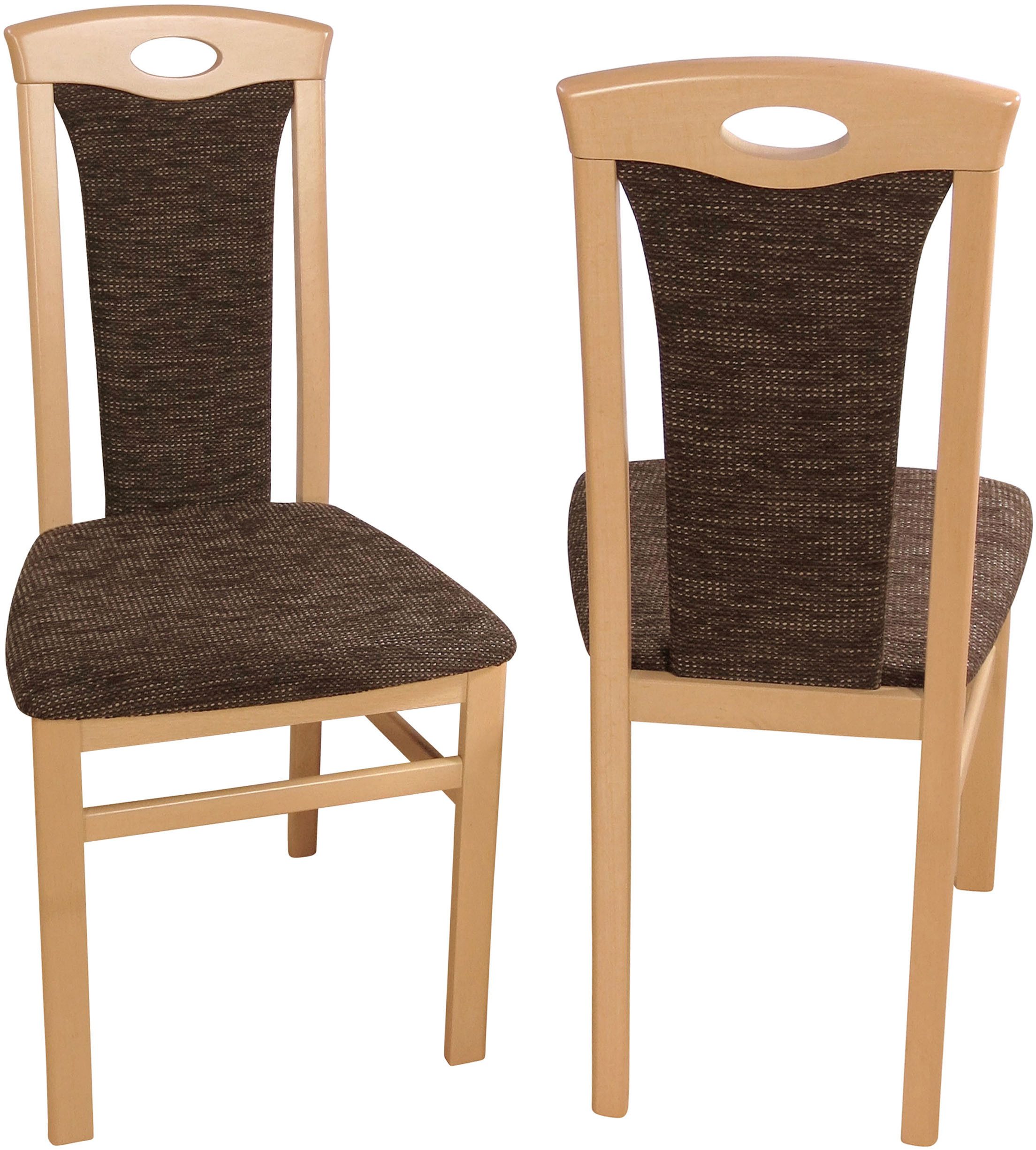 HOFMANN LIVING AND MORE Eethoek 3-delig eethoek Stoelen voorgemonteerd (voordeelset, 2-delig)