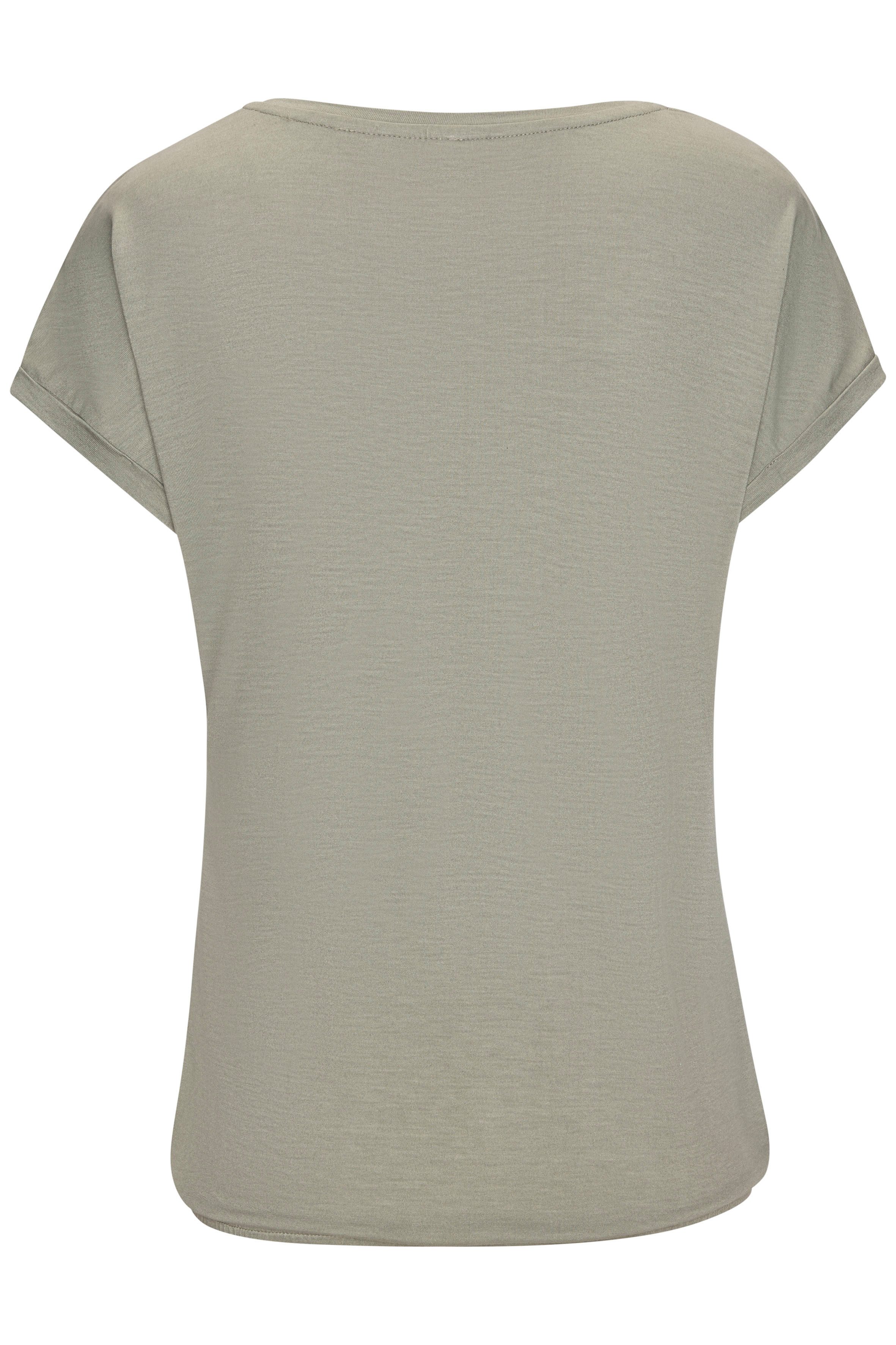 Lascana Shirt met korte mouwen Met glinsterende bloemenprint van elastische viscosekwaliteit