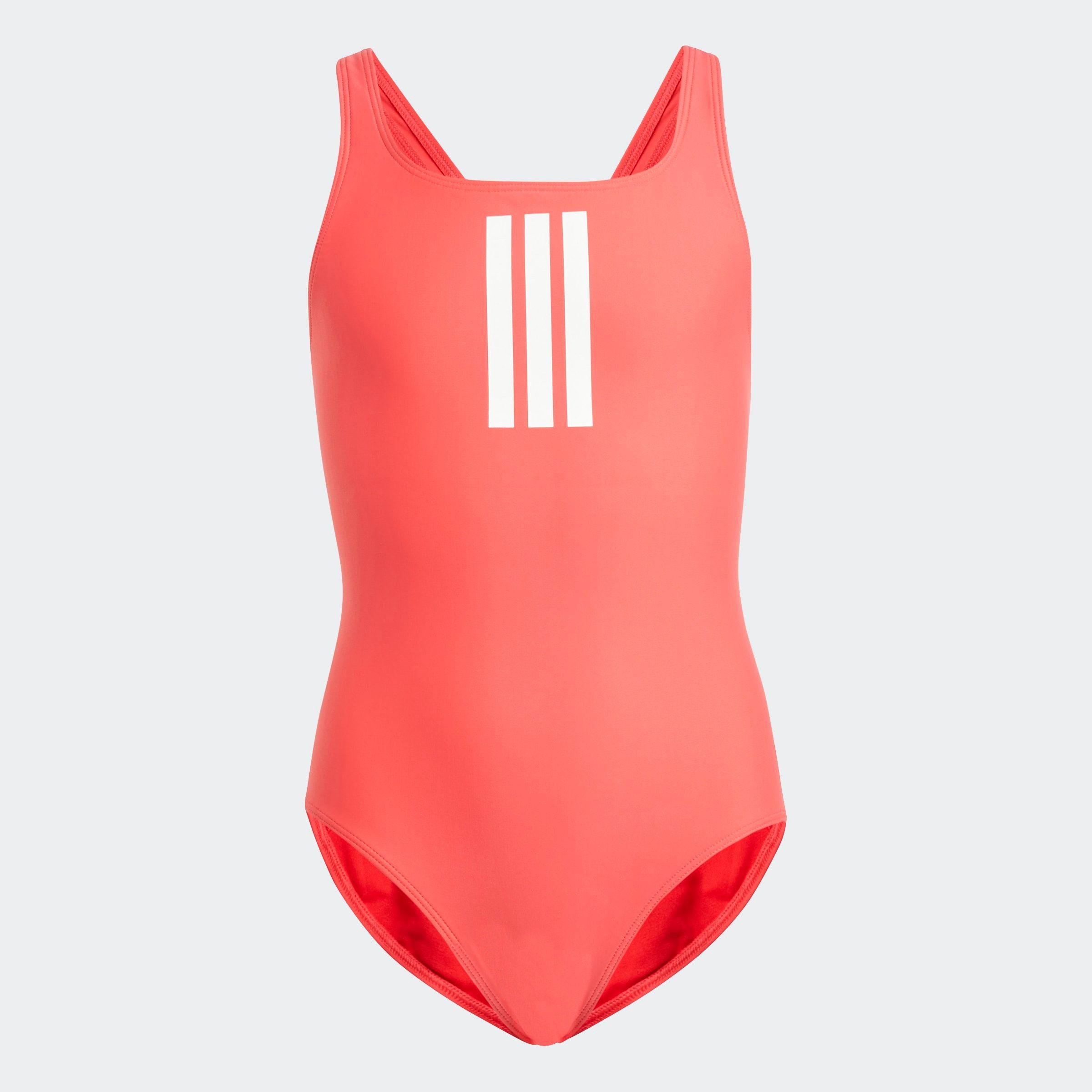 adidas Performance Badpak 3S MID SUIT GY (1 stuk) meisjes badpakken maat 170 rood
