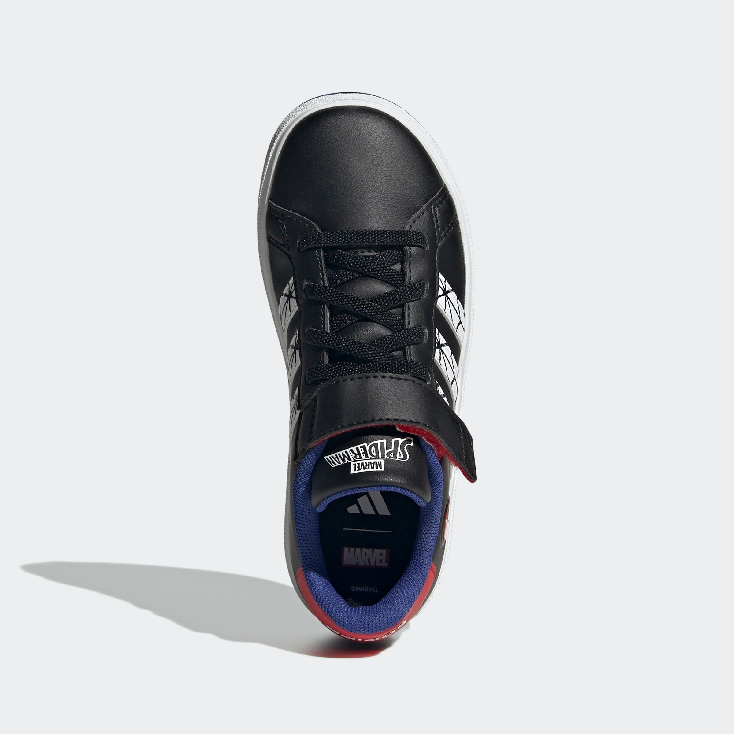 adidas Sportswear Sneakers MARVEL’S SPIDER-MAN GRAND COURT KIDS Design geïnspireerd op de adidas Superstar