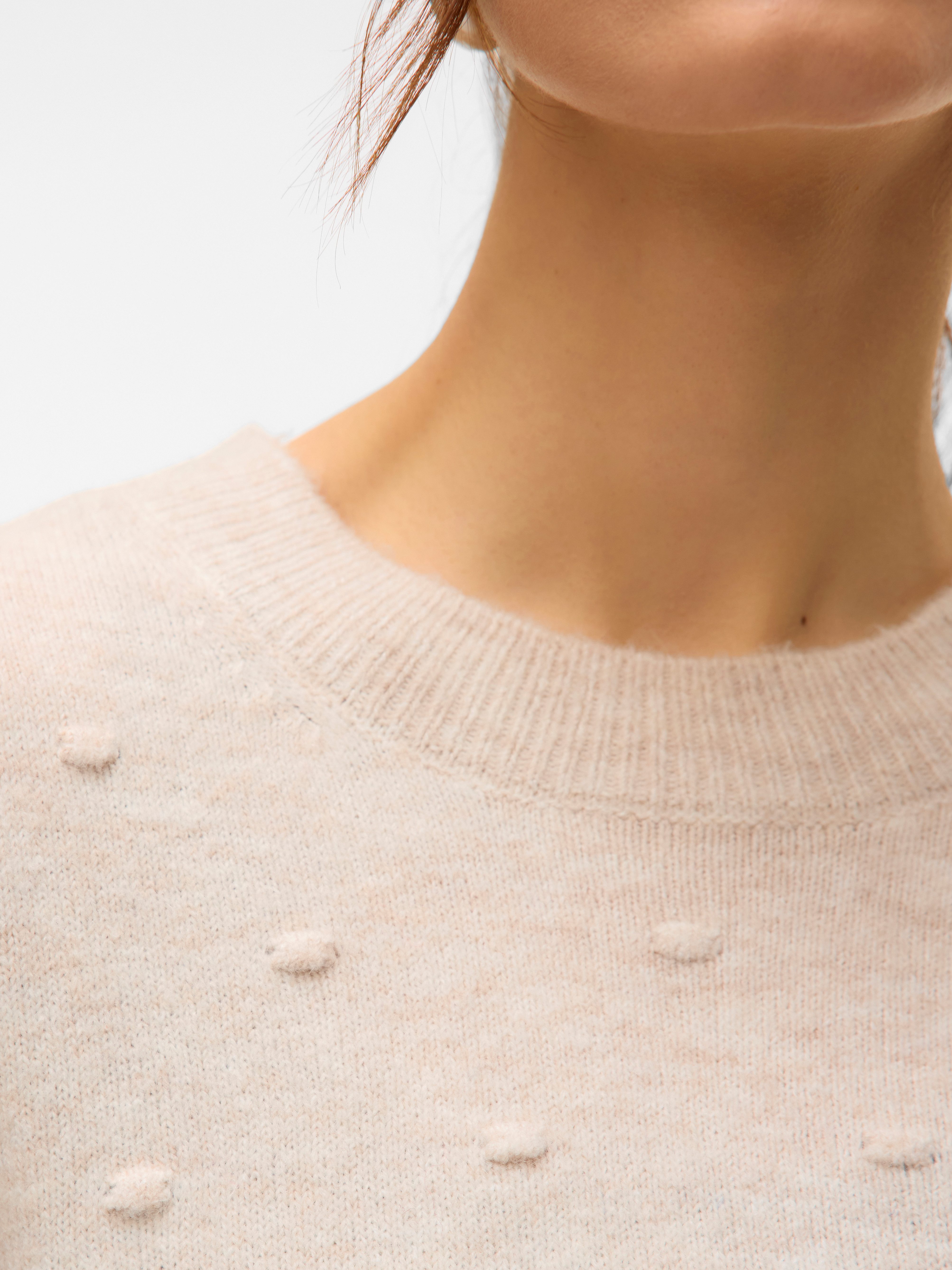 Vero Moda Trui met ronde hals VMFRANCESCA LS O-NECK PULLOVER BOO