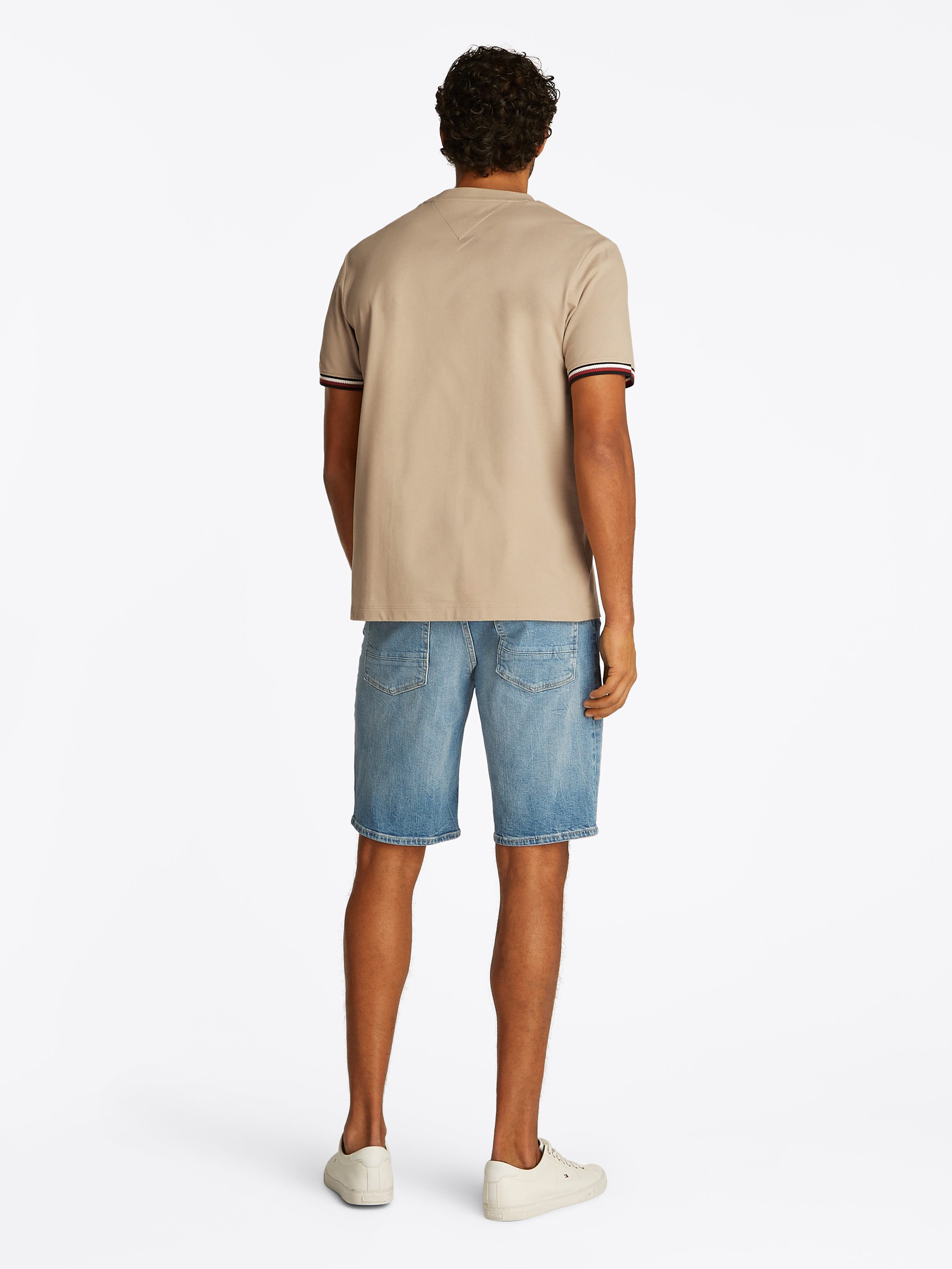 Tommy Hilfiger T-shirt GLOBAL STRIPE CUFF TEE