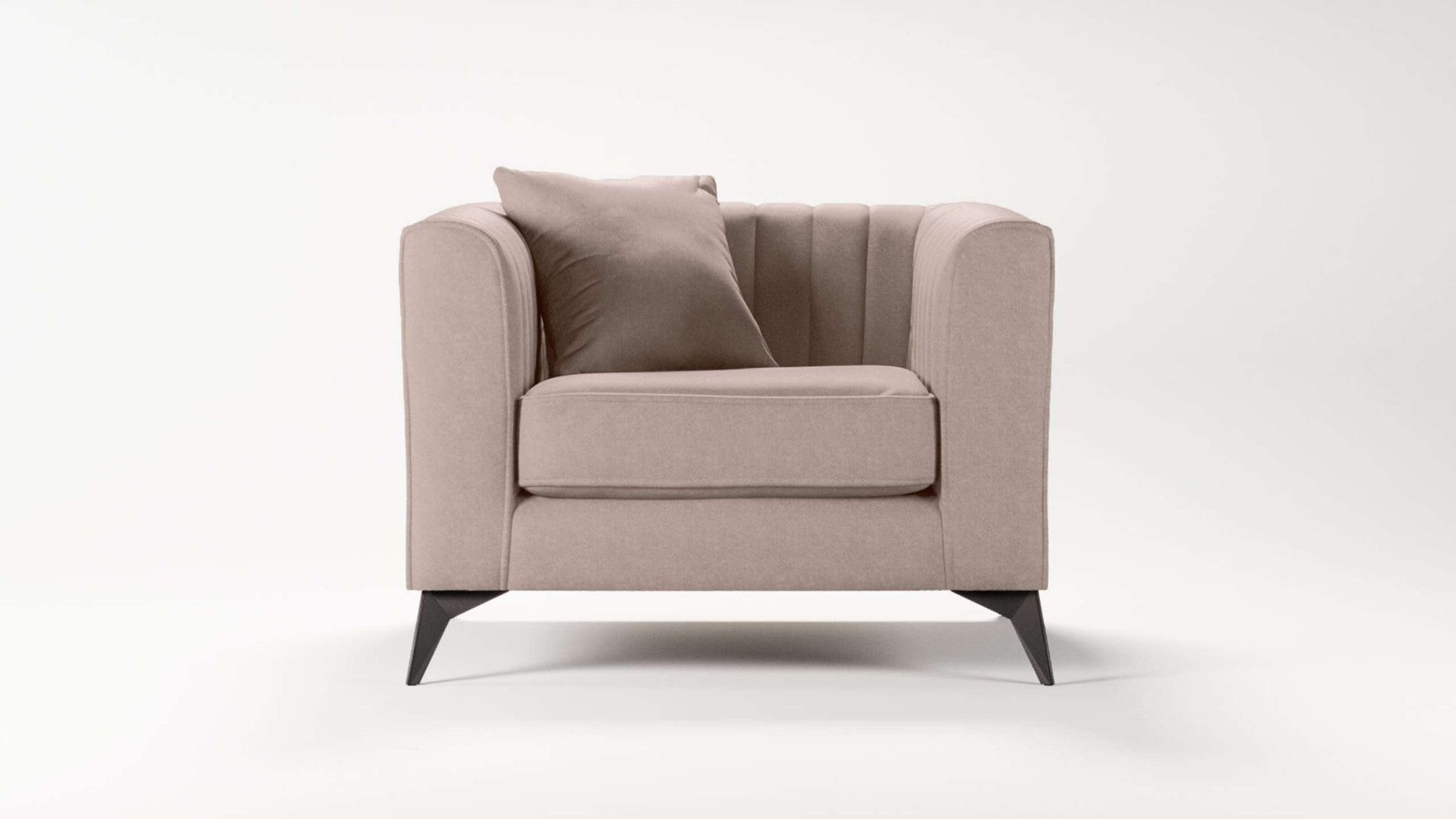Places of Style Fauteuil MATTHEW loungestoel, afmetingen B/D/H: 99/86/74 cm