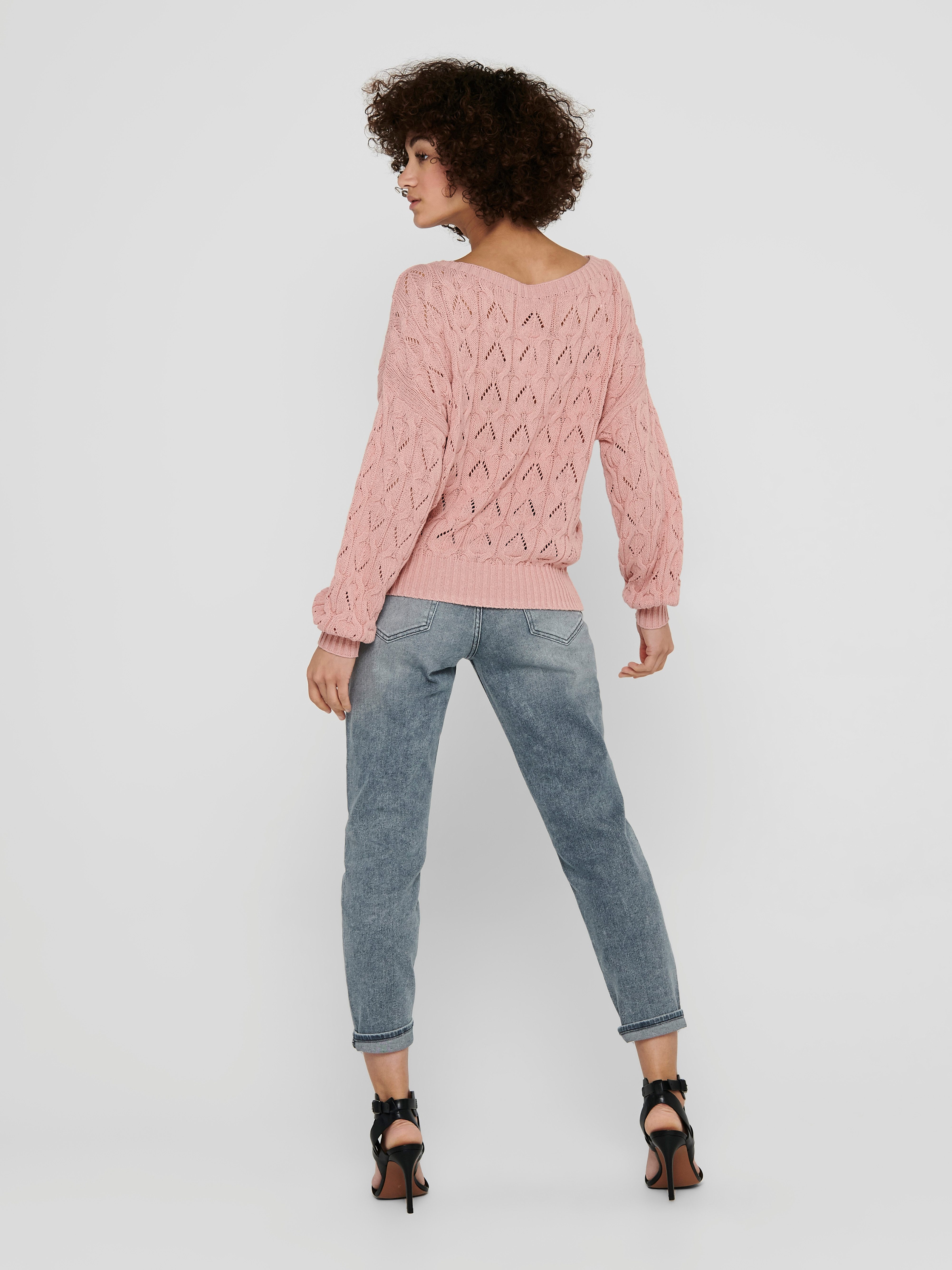 Only Gebreide trui ONLBRYNN LIFE STRUCTURE L/S PUL KNT