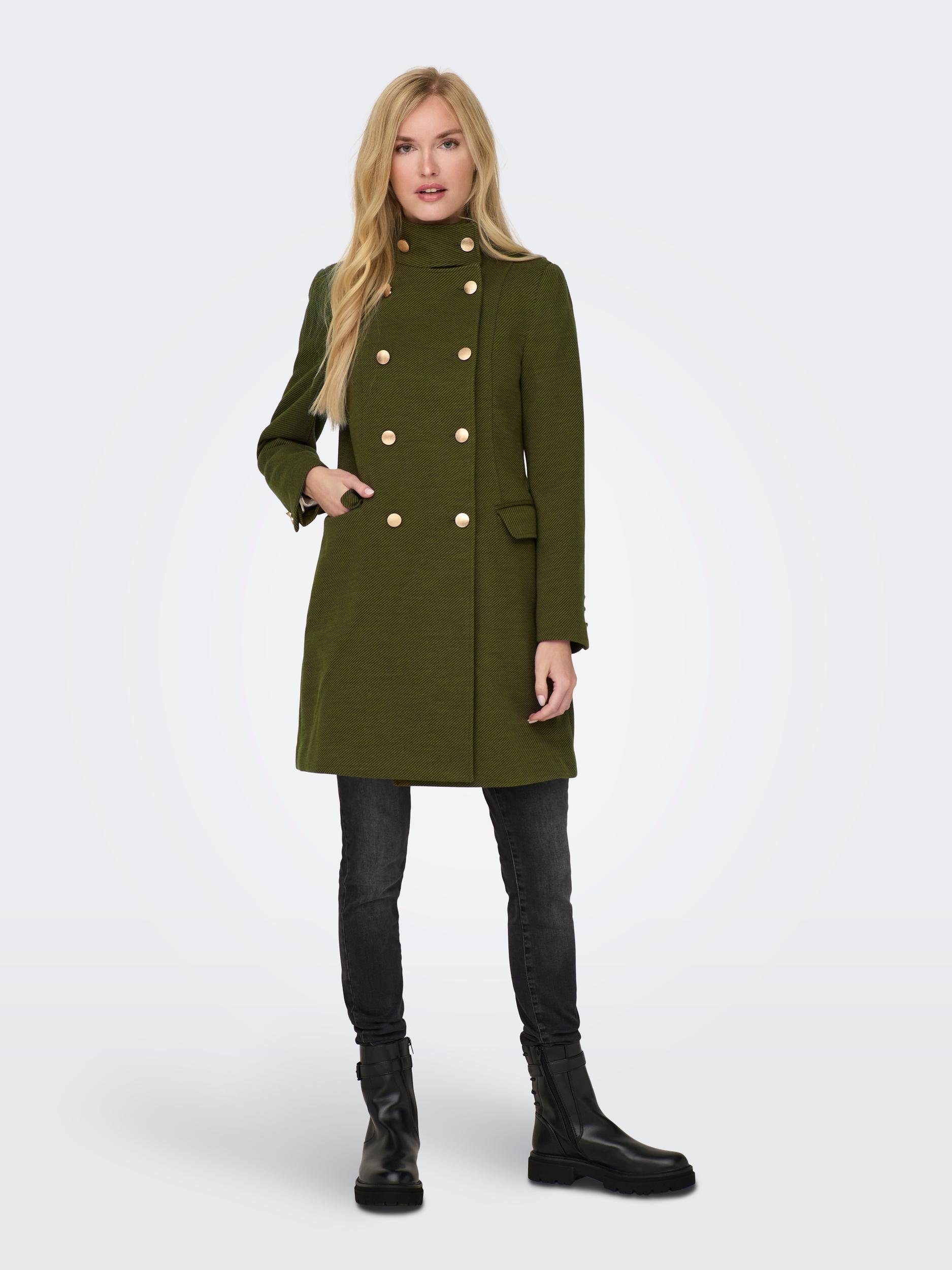 Only Korte jas ONLMOLLY FITTED COAT CC OTW