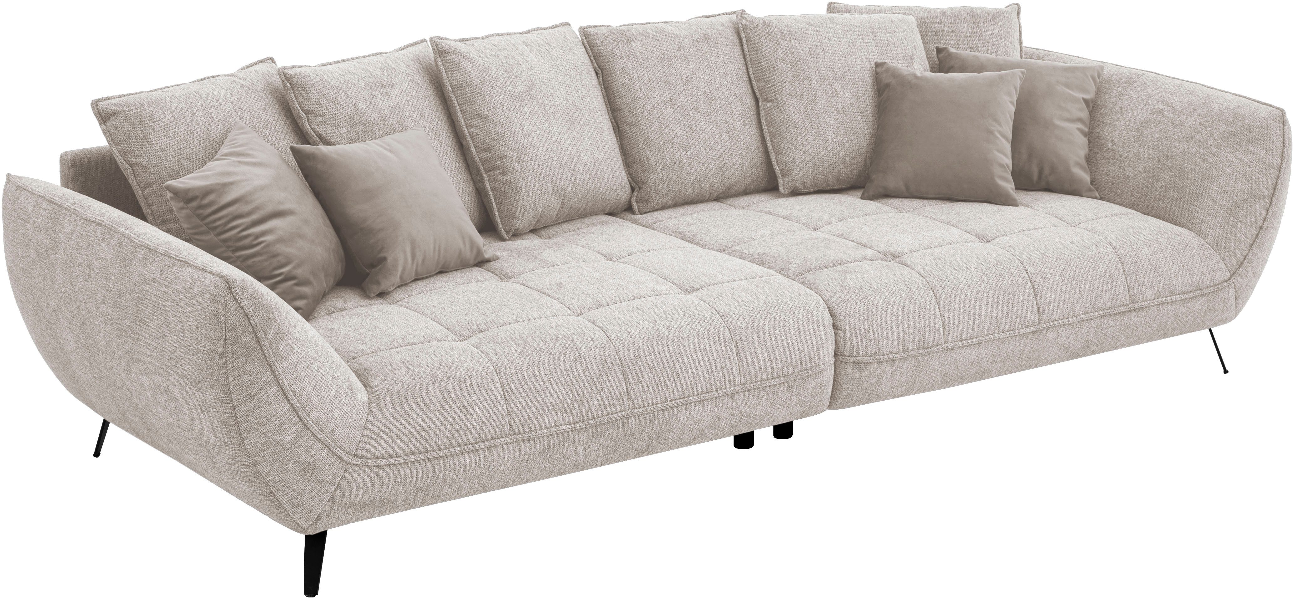 exxpo - sofa fashion Megabank Triton incl. 10-delig kussen set, gezellige megasofa, veel ruimte om te ontspannen (2-delig)