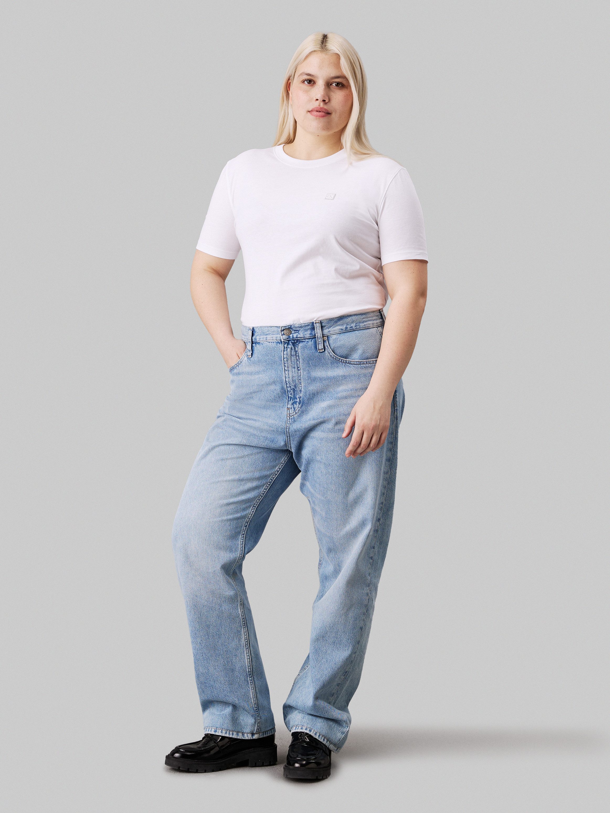 Calvin Klein Jeans Plus T-shirt PLUS CK EMBRO BADGE REGULAR TEE