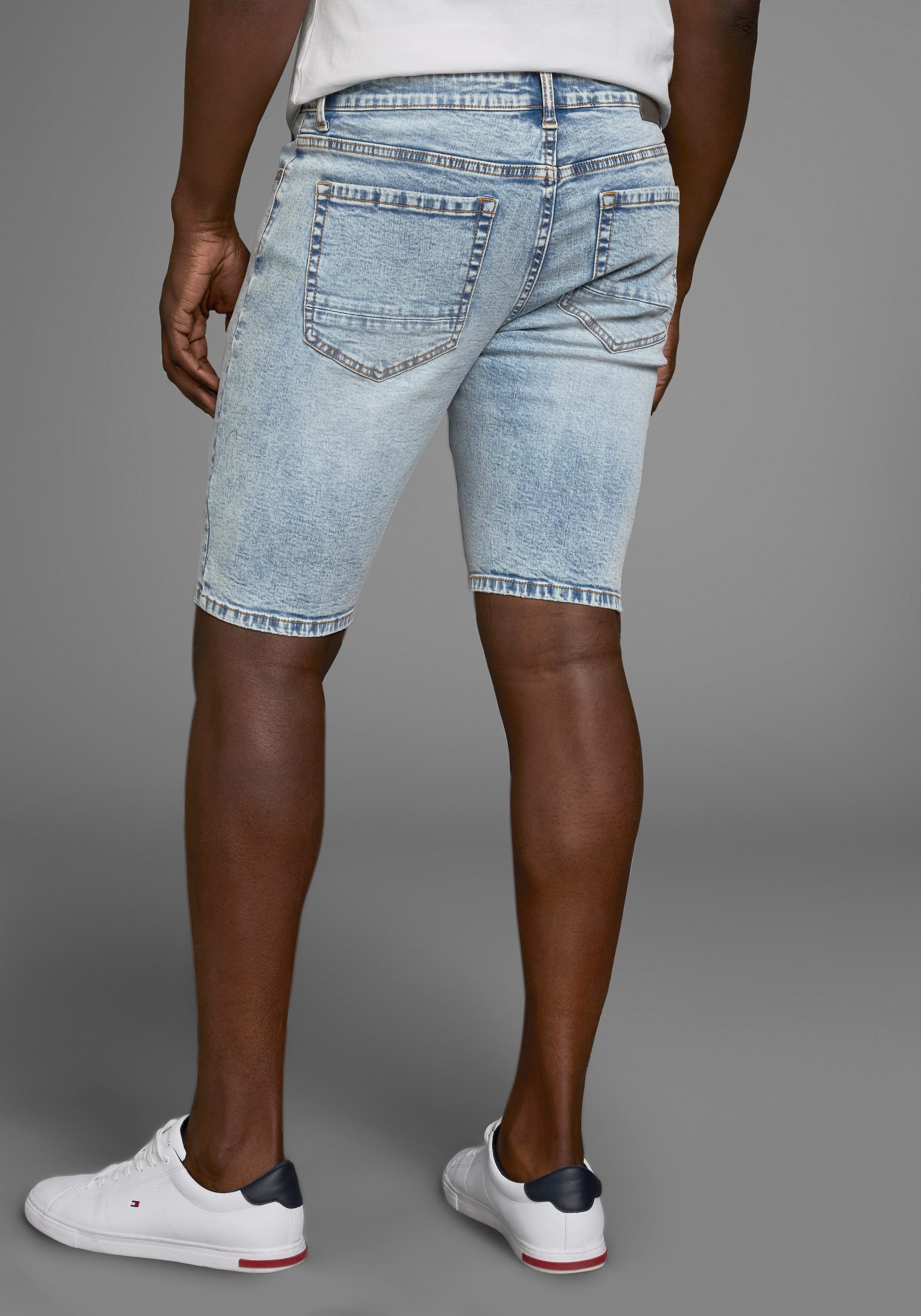 Bruno Banani Jeansshort Hutch-Shorts lage taillehoogte