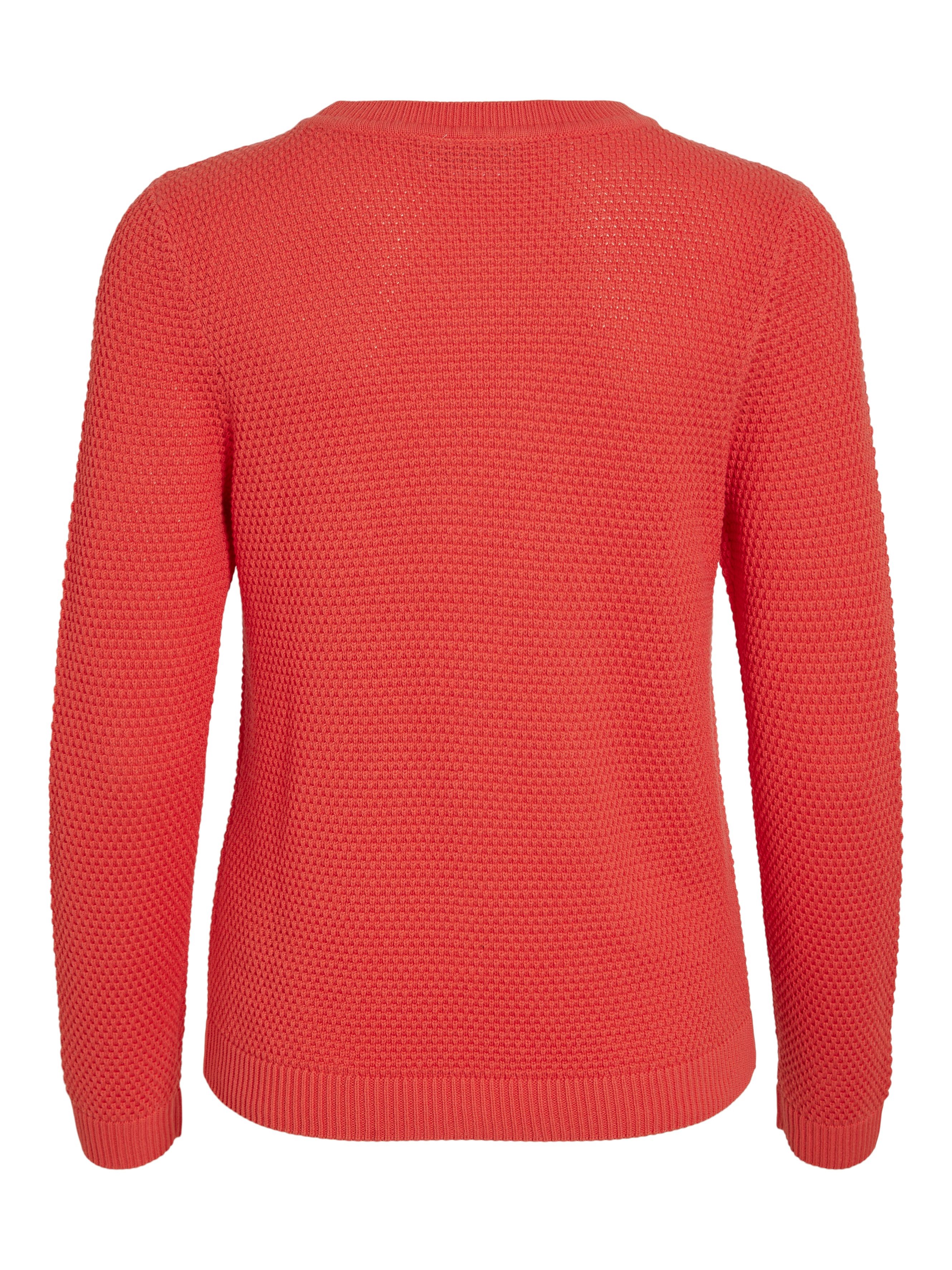 Vila Trui met ronde hals VIDALO O-NECK L/S KNIT TOP- NOOS