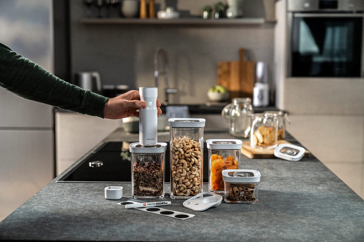 Zwilling Vacuümdoos Cube modulaire, stapelbare opbergdozen (set, 6-delig)