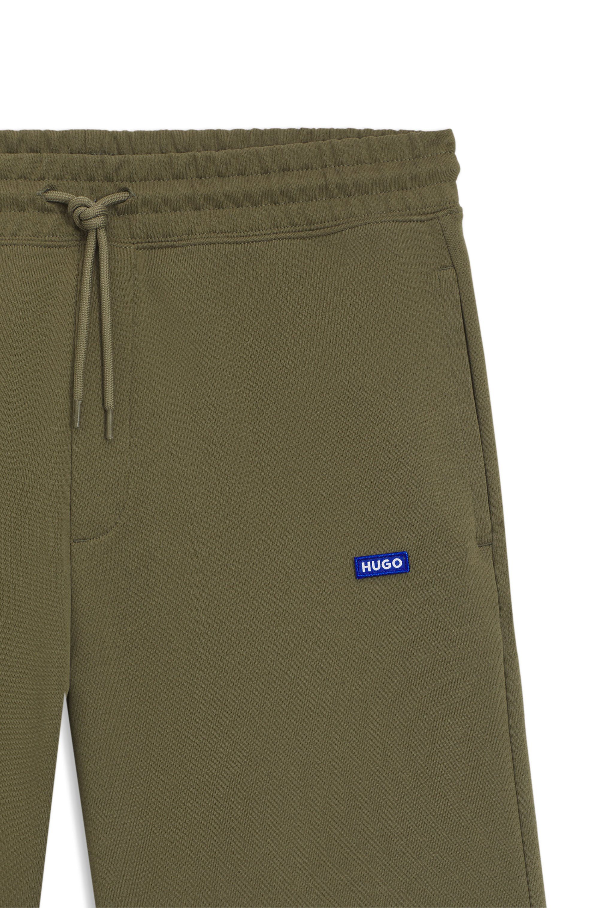 HUGO Blue Sweatshort Nasensio met merklabel