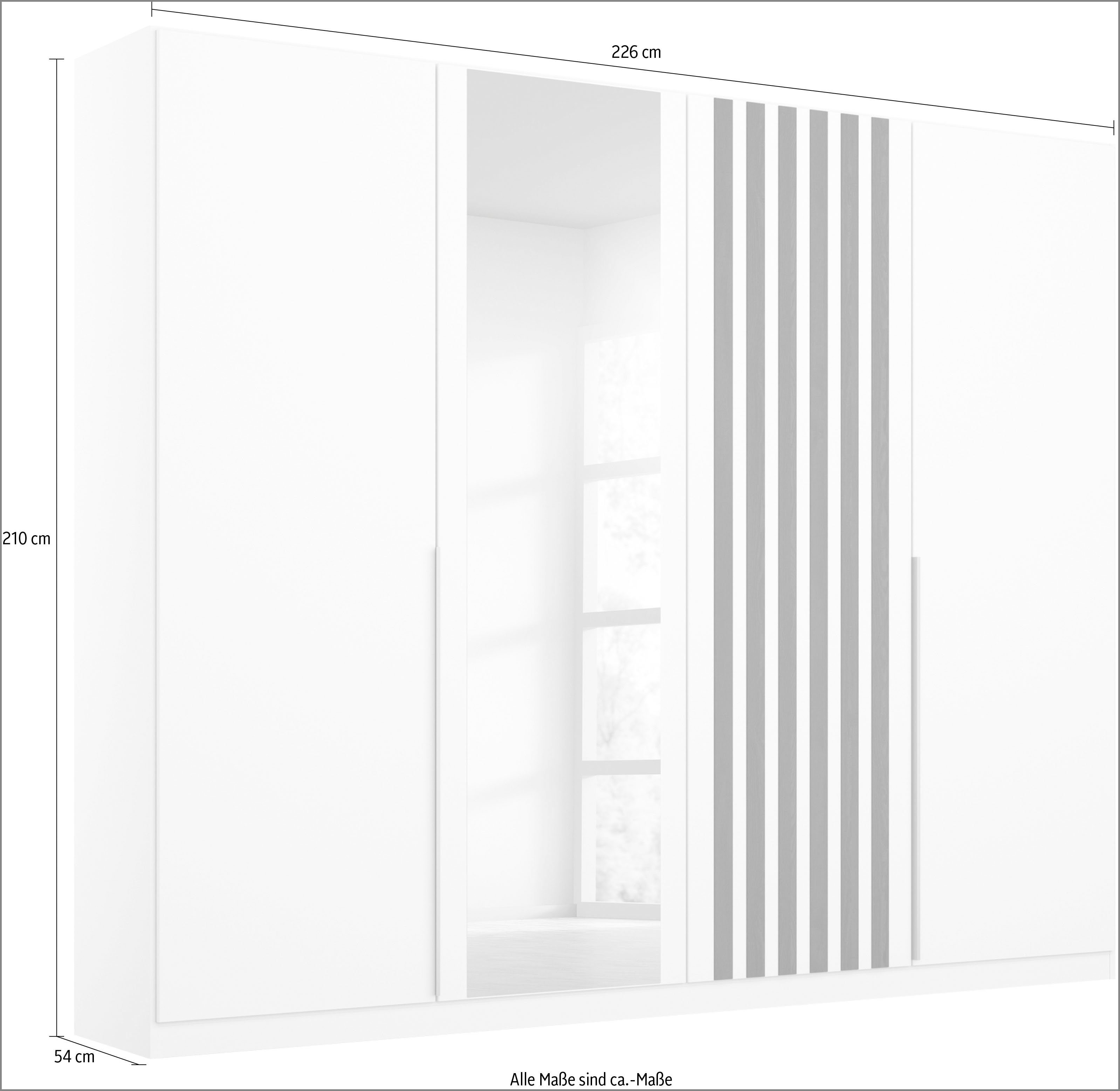 rauch Draaideurkast Kledingkast kast garderobe garderobekast LAMELLA elegante lamellenplaat in 3d akoestisch paneel uiterlijk made in germany