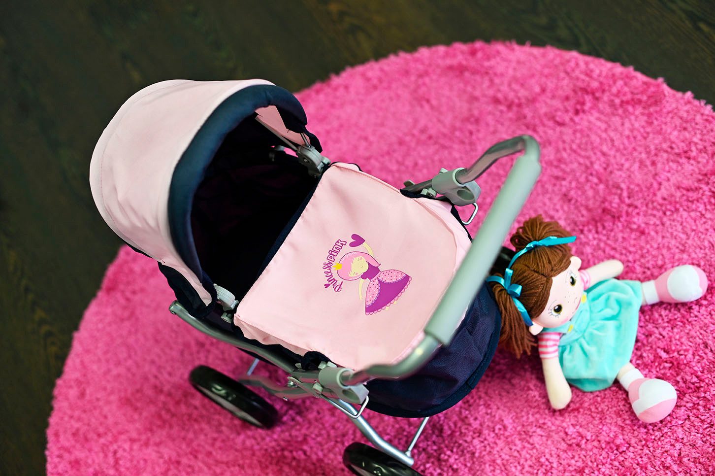 Knorrtoys® Poppenwagen Mini Lili - princess blue