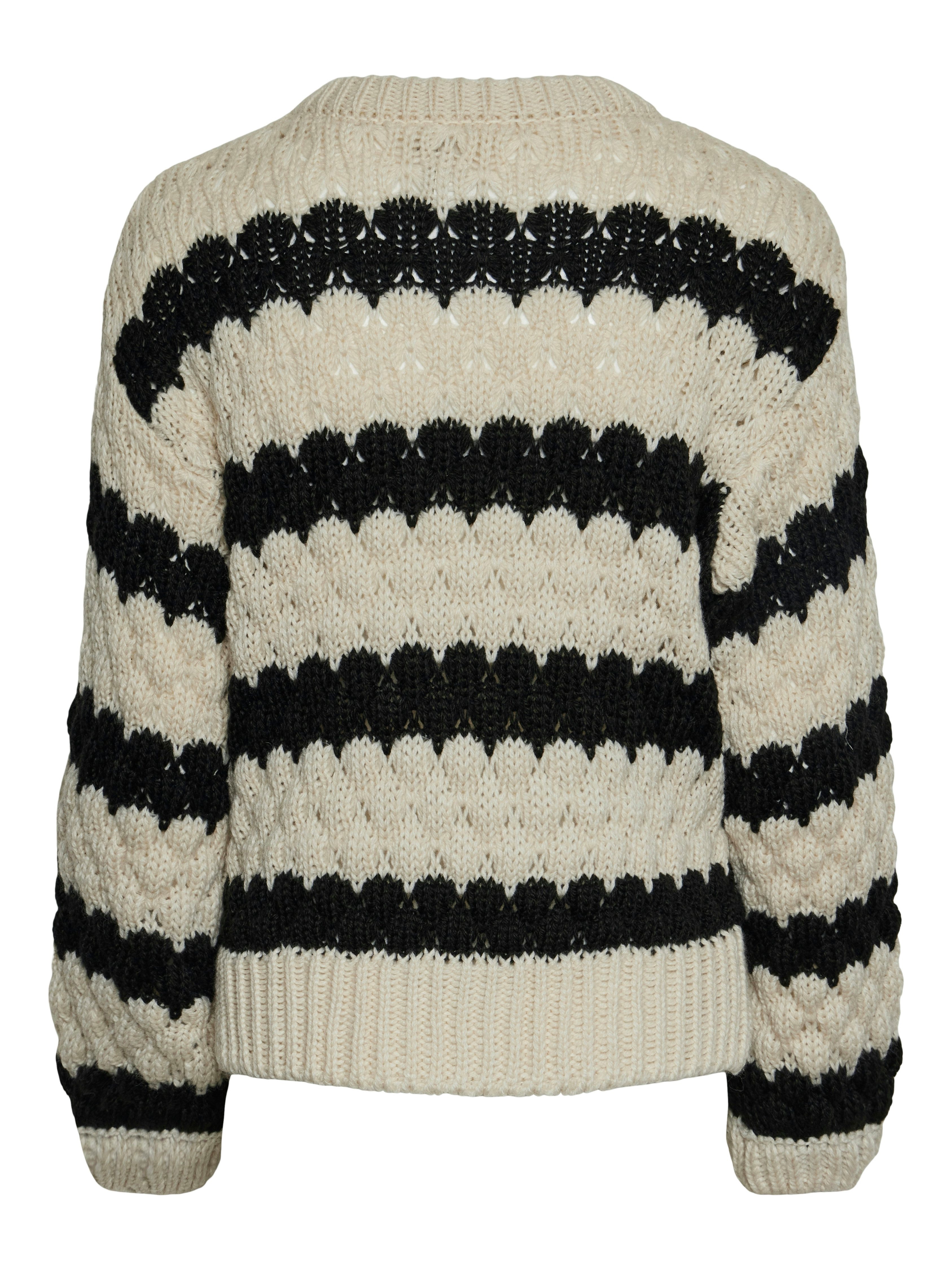 Y.A.S Gebreide trui YASBUBBA LS KNIT PULLOVER S. NOOS