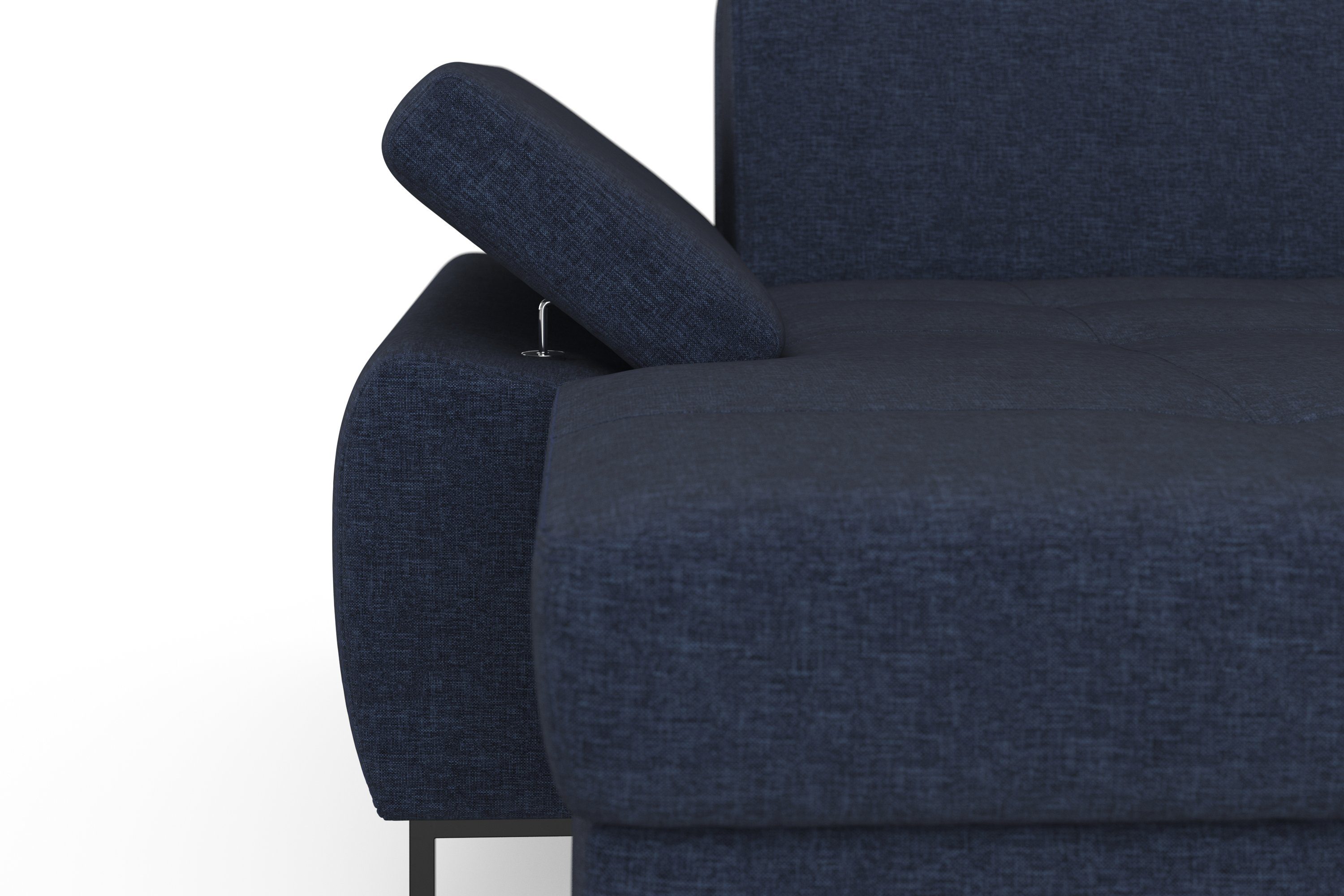 DOMO collection Zithoek Capelo, comfortabel, duidelijke lijnen kenmerken dit ontwerp, U-Vorm met verstelbare armleuningen, naar keuze met slaapfunctie, binnenvering