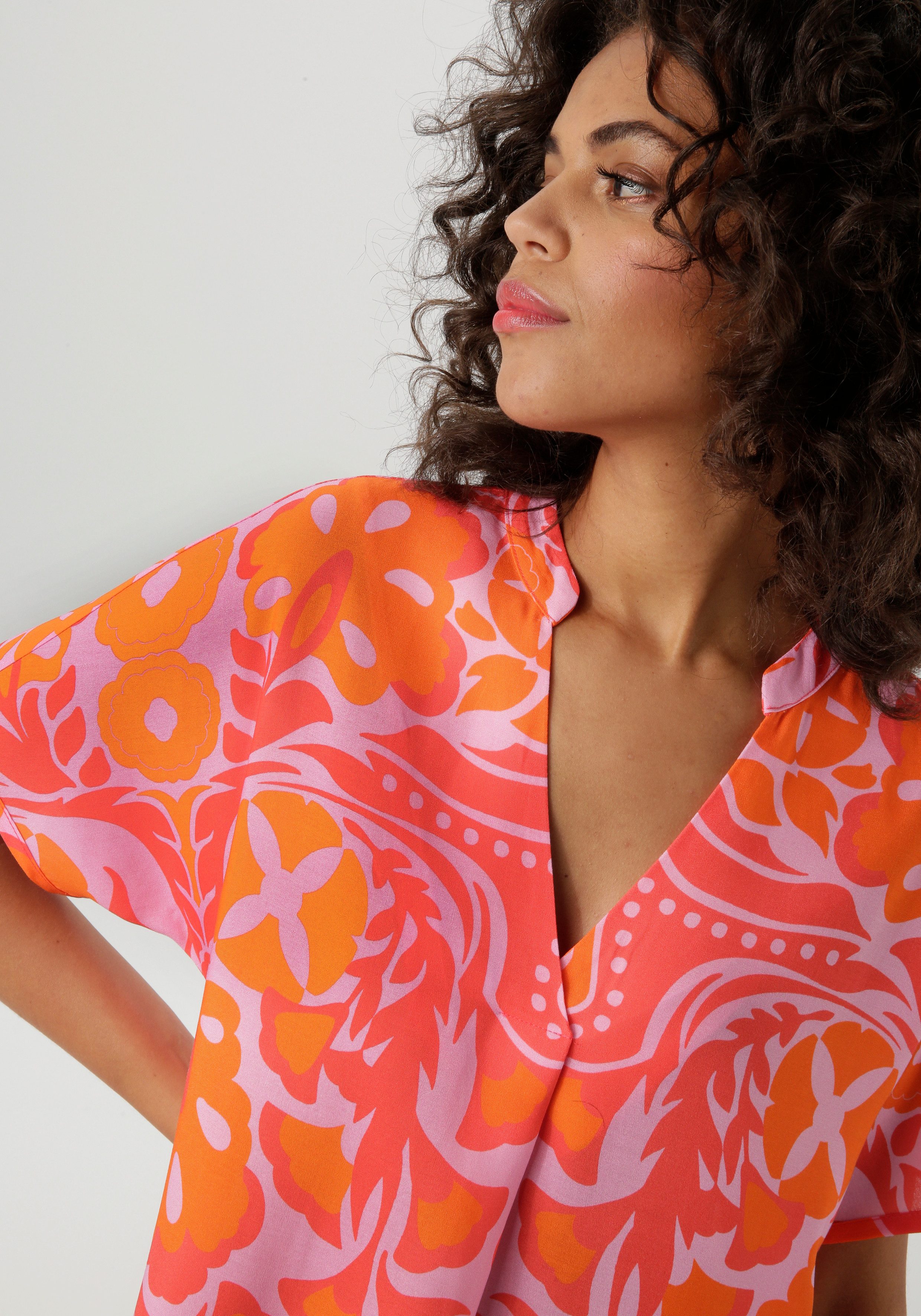 Aniston CASUAL Zomerjurk met extravagante grafische print nieuwe collectie