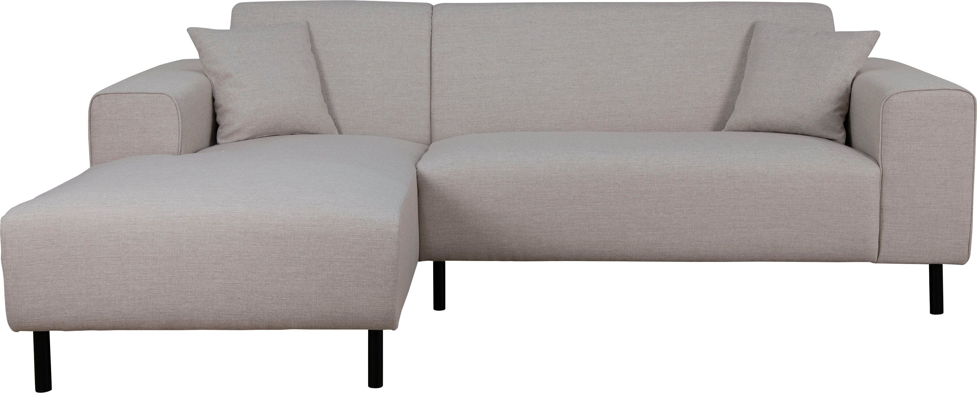 Home affaire Hoekbank ARROS L-vorm met golfondersteuning, afmetingen B/D/H: 235/163/81 cm incl. sierkussens, met recamiere rechts/links bestelbaar, ook in cord