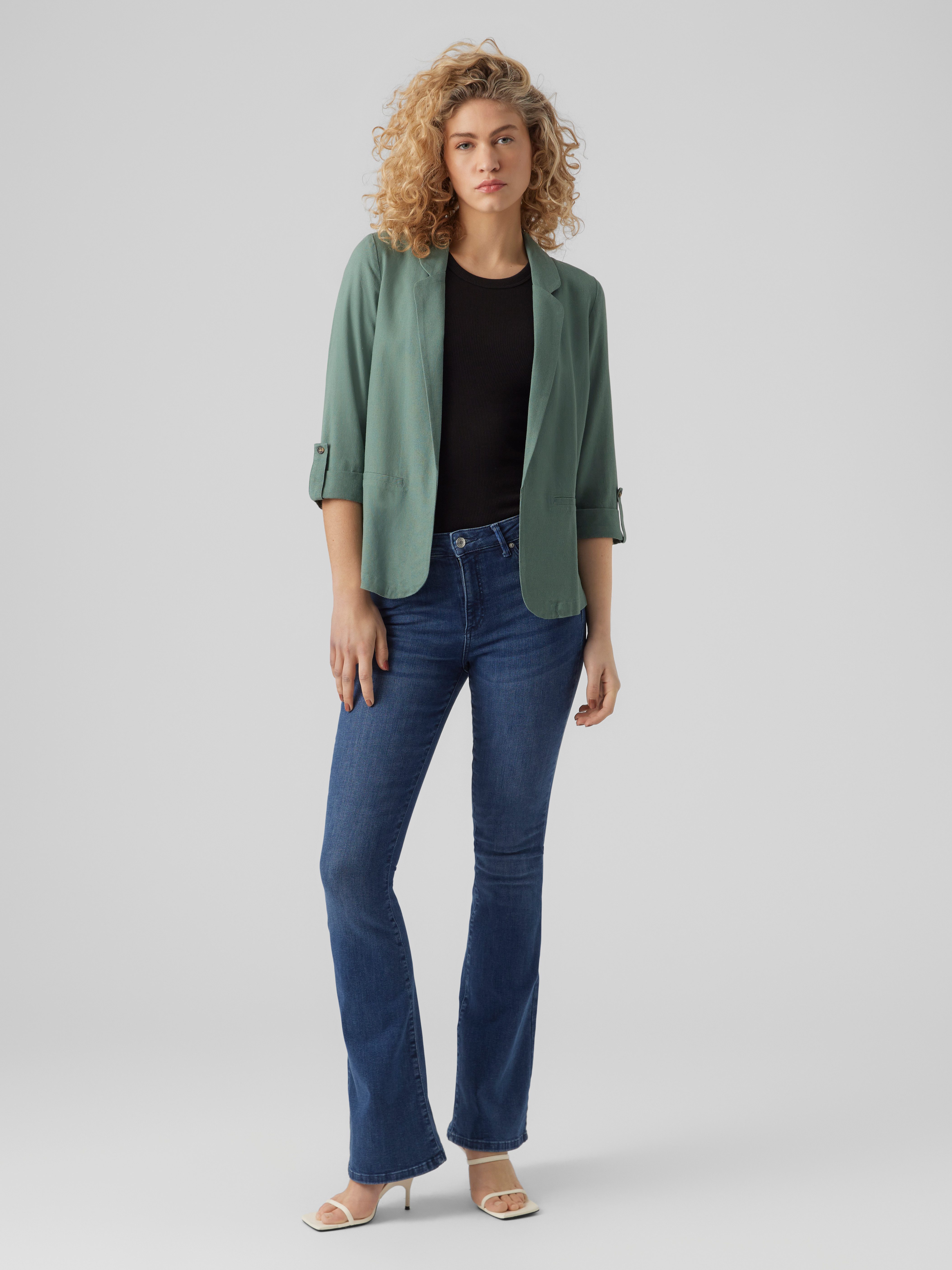 Vero Moda Korte blazer VMJESMILO 3/4 LOOSE BLAZER WVN GA NOOS